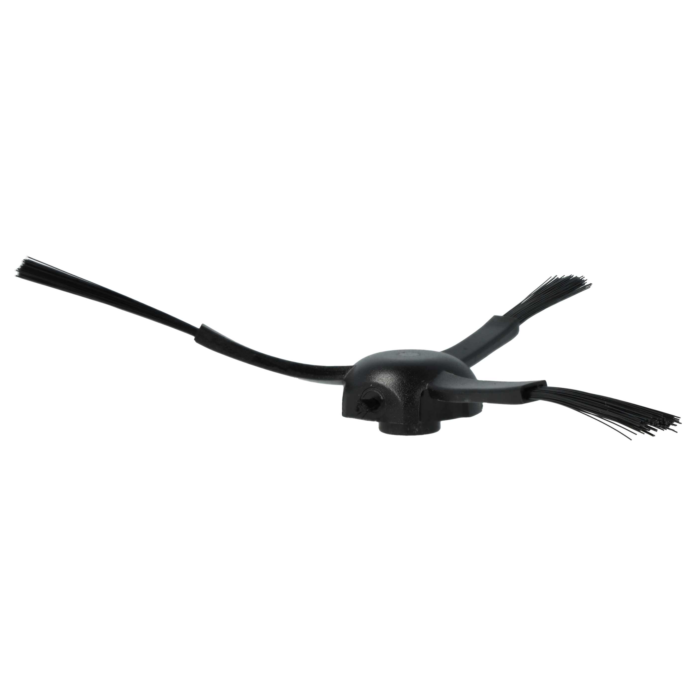 2x Spazzola laterale a 3 bracci per robot aspirapolvere Dreame, Xiaomi, Mova L10s Pro - nero