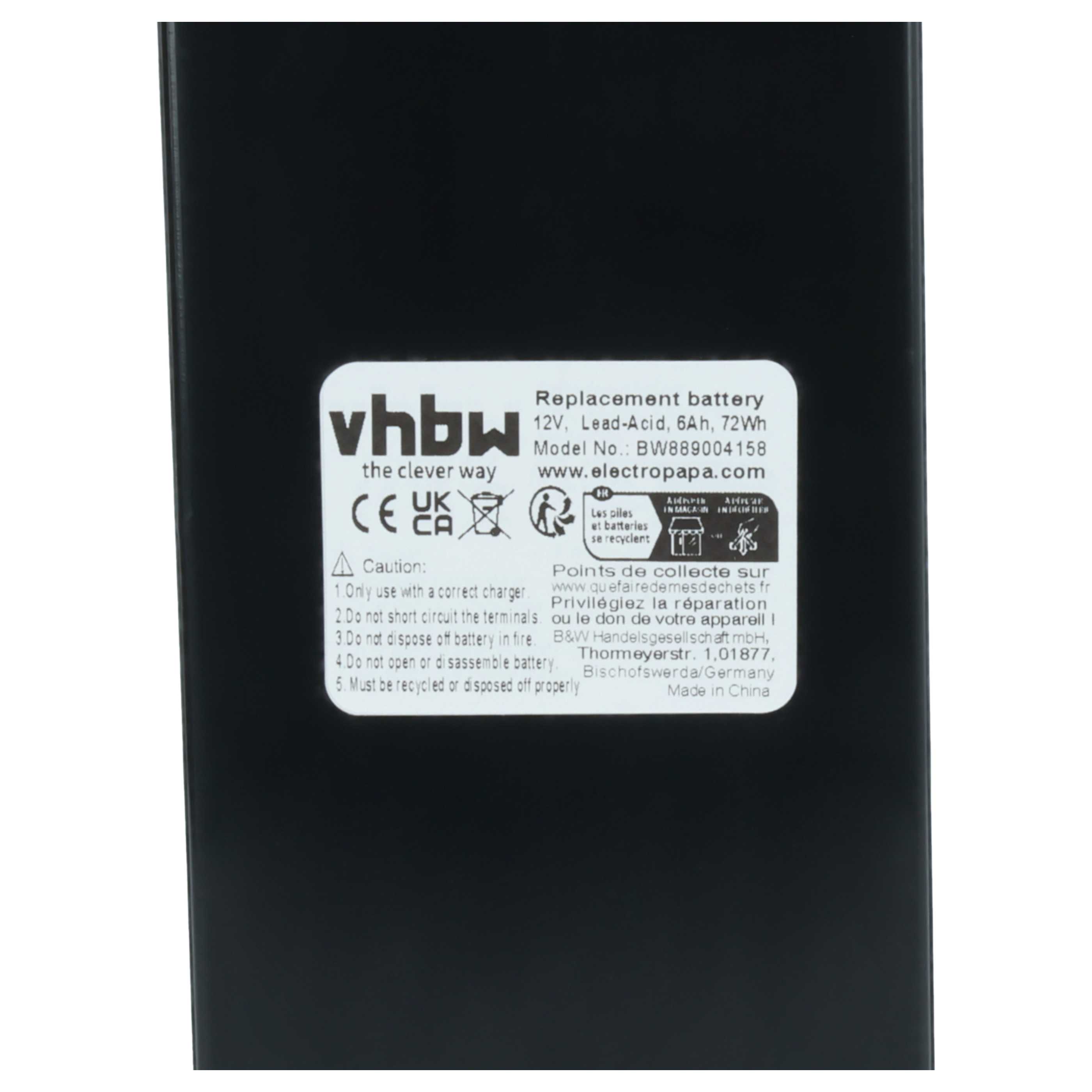 On-Board Battery suitable for Alarmanlagen, e-scooter, lawnmower, Rolladen Caravan, Boat, Camper Vans, Solar S