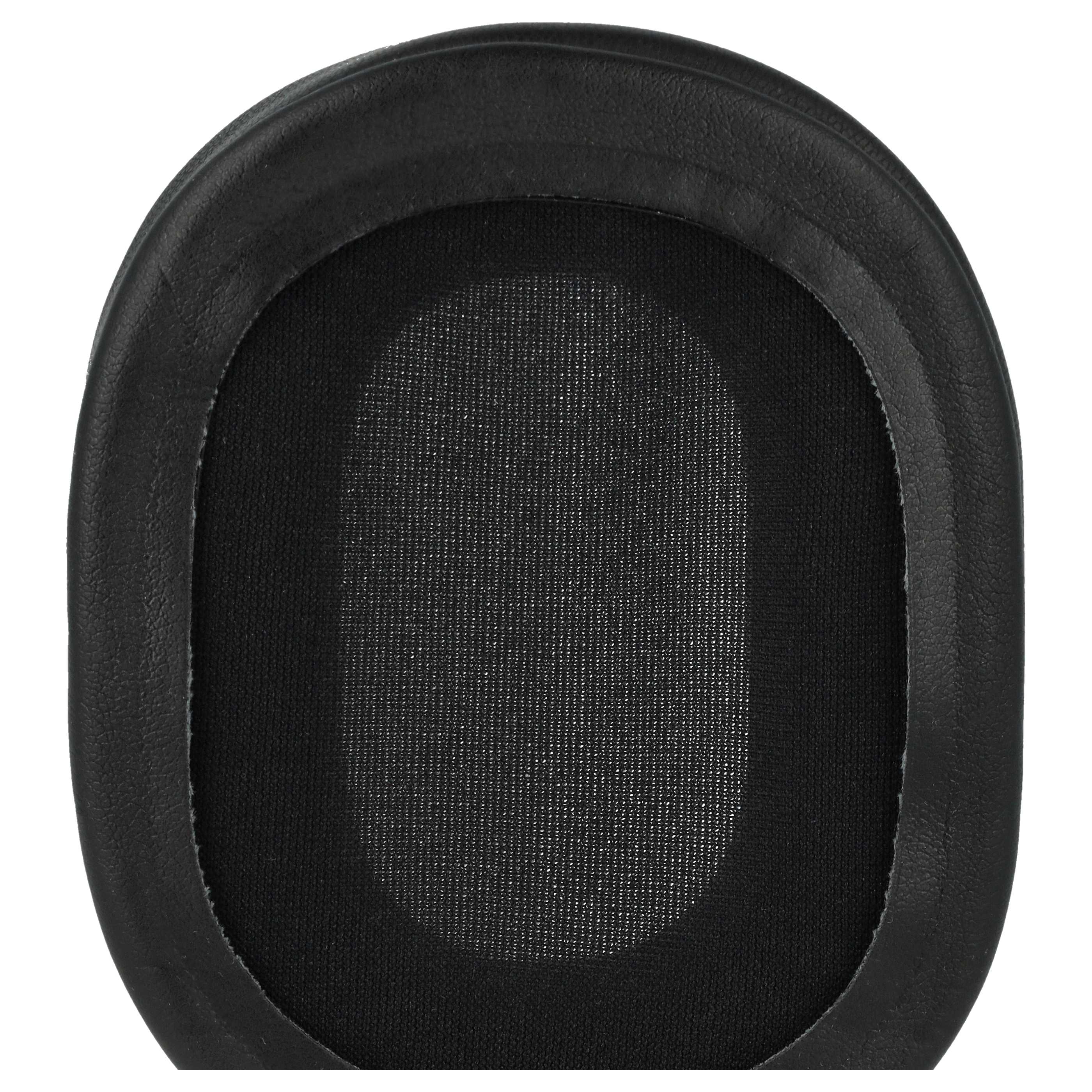 2x Ear Pads replaces SOULWIT ATH* - foam / synthetic leather / plastic, 22 mm thick