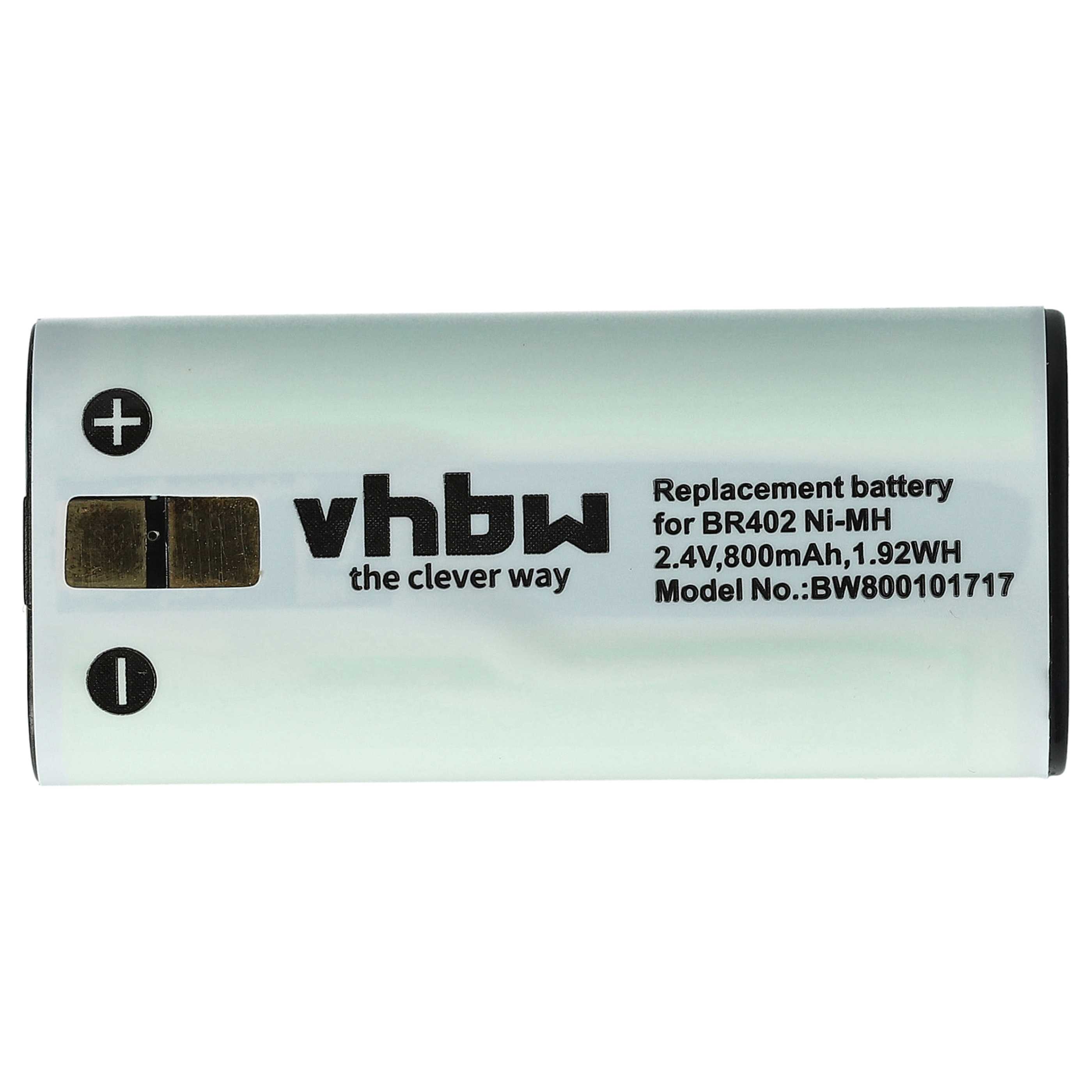 Dictaphone Battery replaces Olympus BR403, BR402 - 800 mAh 2.4 V NiMH