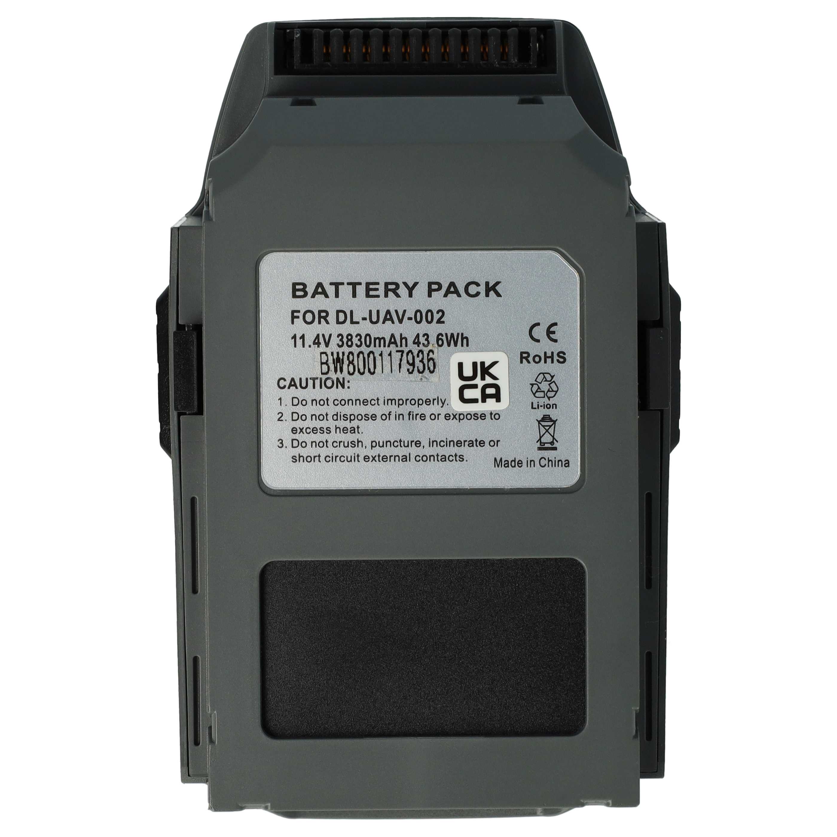 2x Batteries remplace DJI GP785075-38300DB pour drone DJI- 3800mAh 11,1V Li-polymère