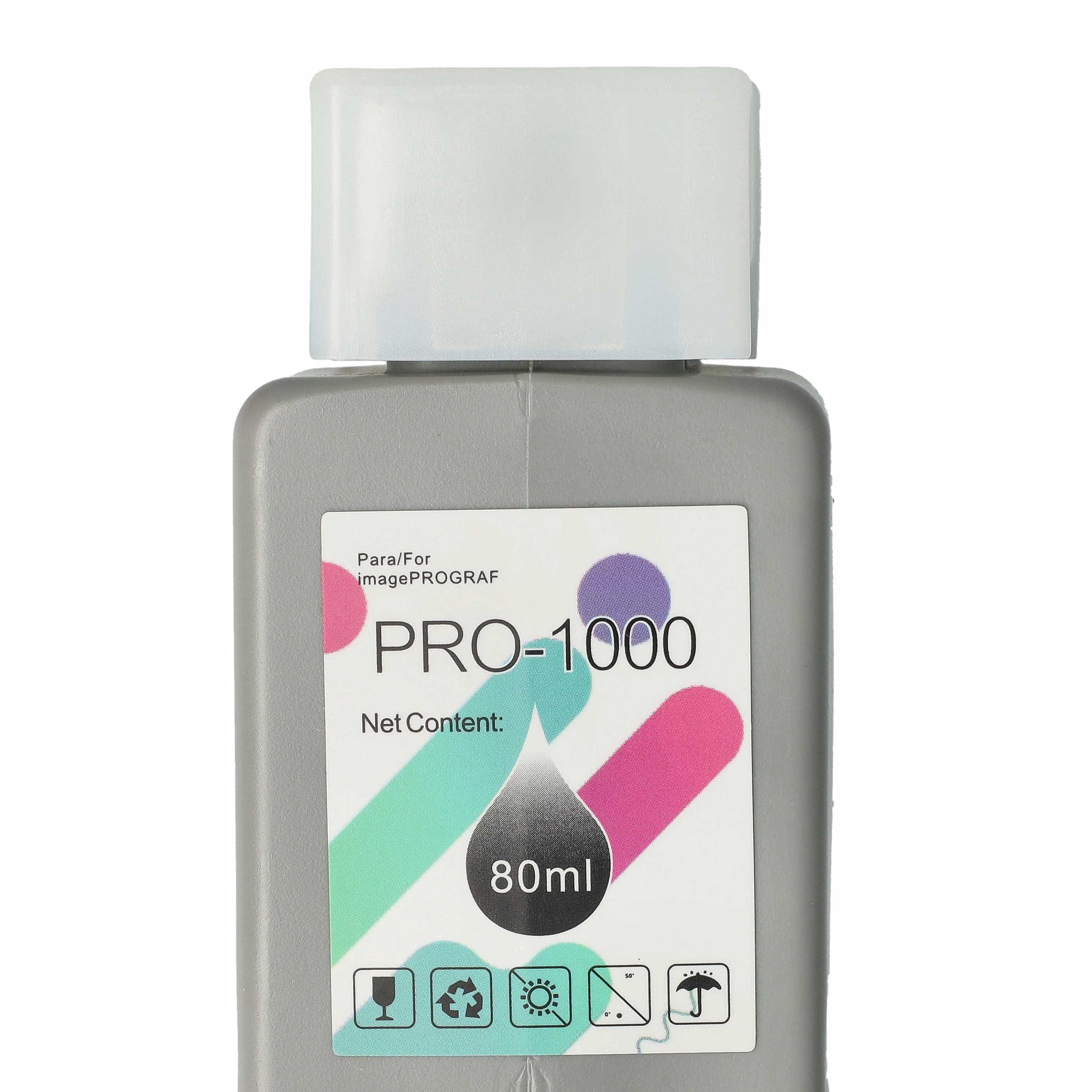 Ink Cartridge as Exchange for Canon PFI-1000R, PFI-1000 R for Canon Printer - Red 80 ml + Chip