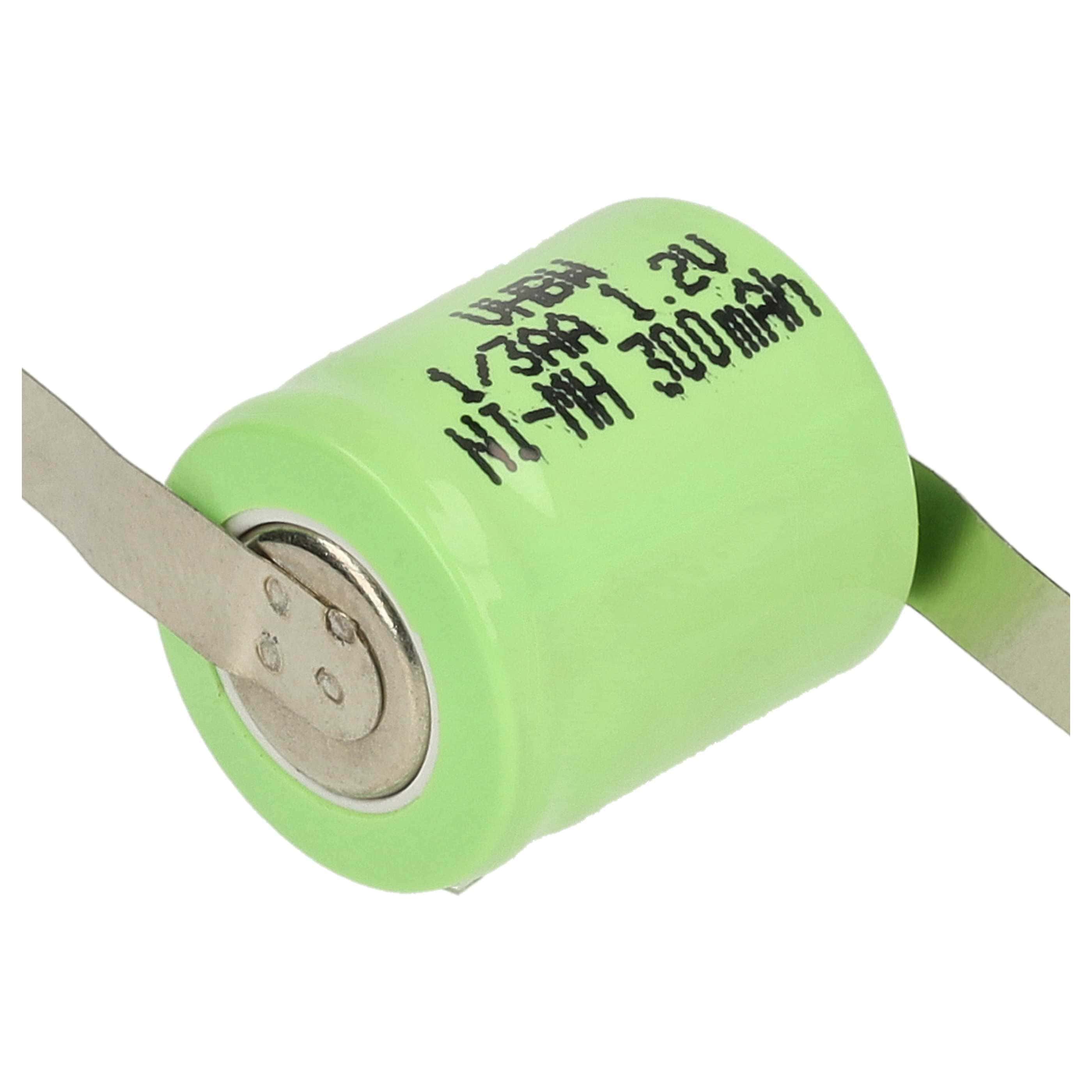 Pile bouton de type 1/3AA pour le modélisme et autres - 300mAh 1,2V NiMH