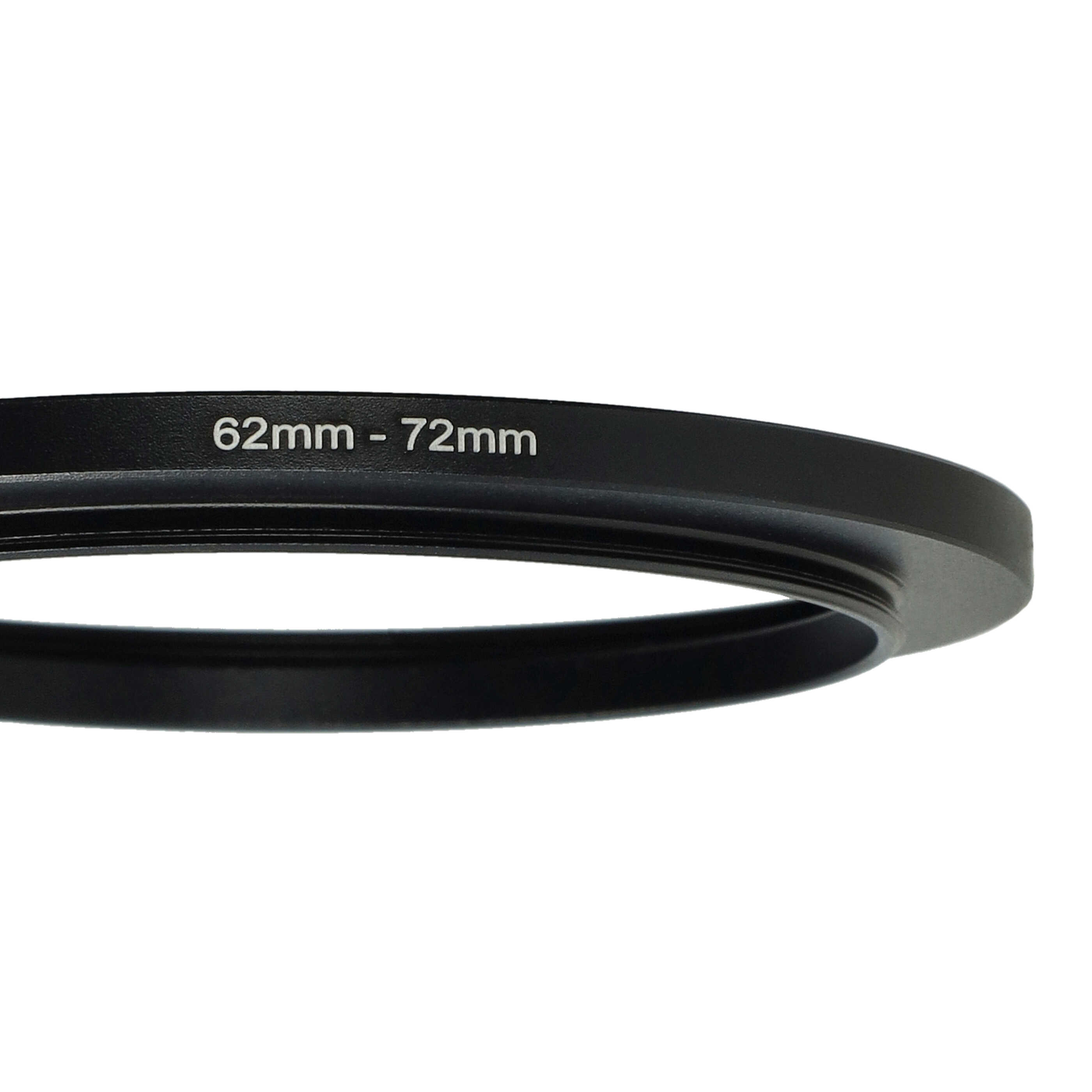 Step-Up Ring Adapter of 62 mm to 72 mm for various Camera Lens - Filter Adapter