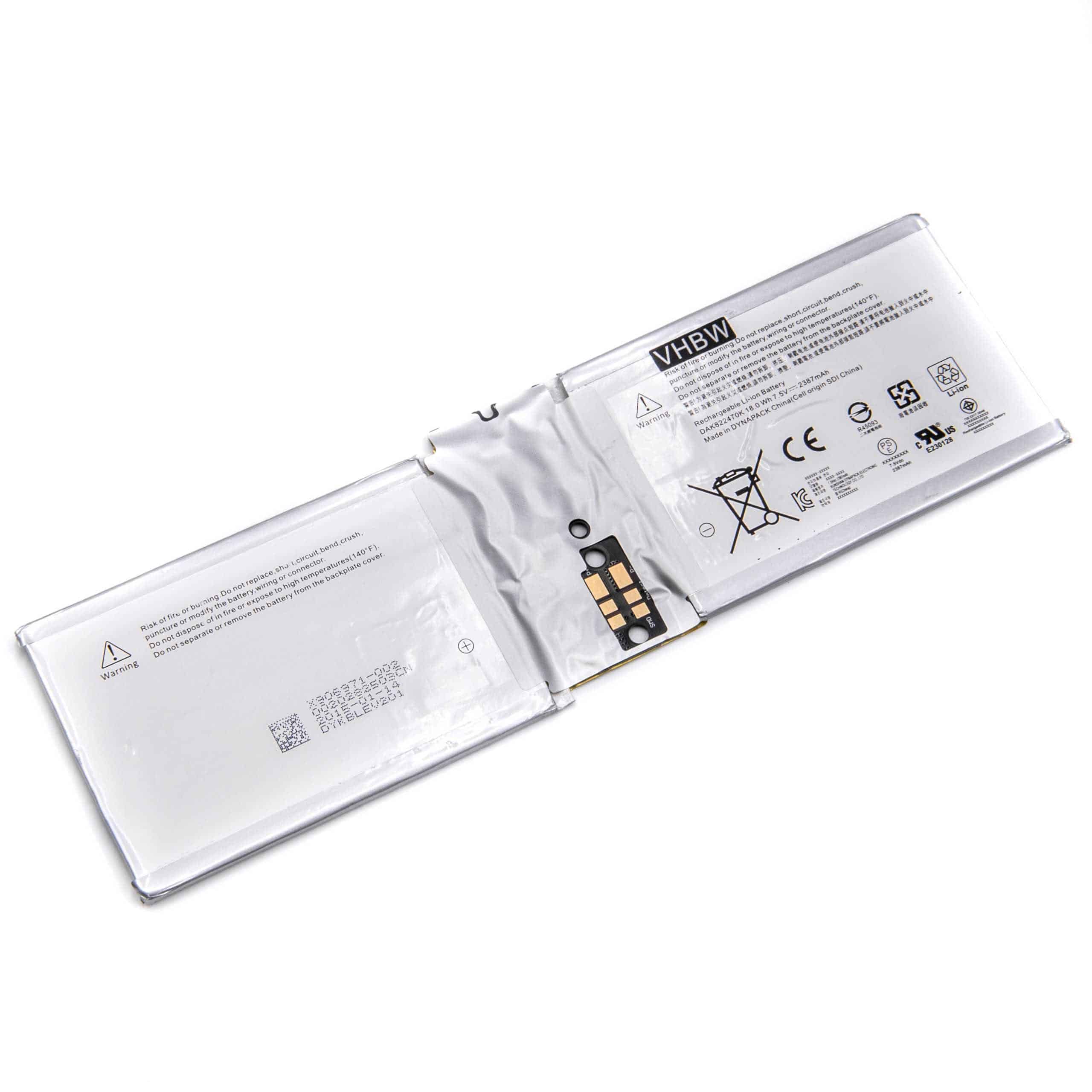 Akumulator zamiennik Microsoft G3HTA044H, G3HTA045H, DAK822470K, G3HTA020H - 2350 mAh 7,4 V LiPo