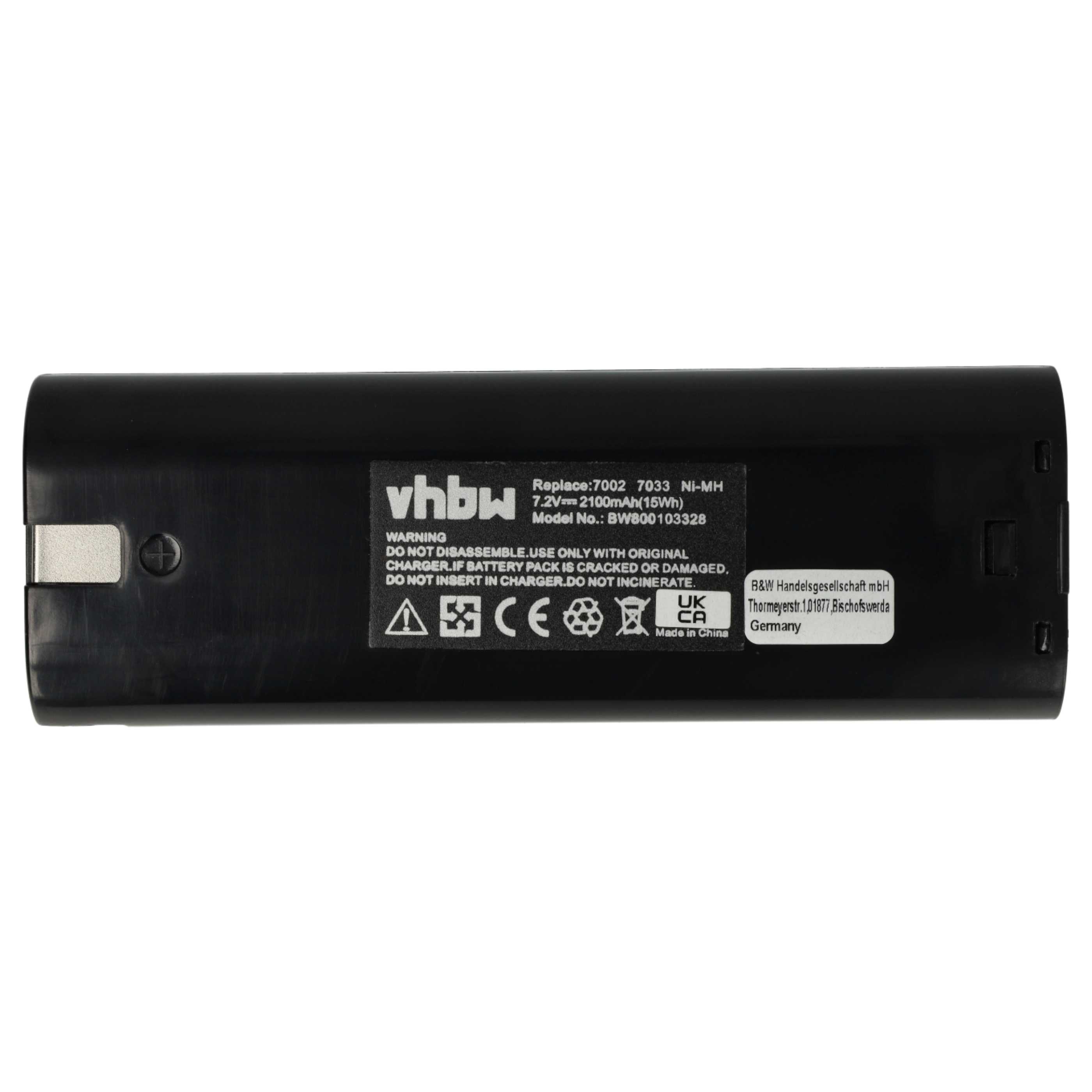 3x Battery replaces Einhell 91011 Electric Power Tool - 2100 mAh, 7.2 V, NiMH
