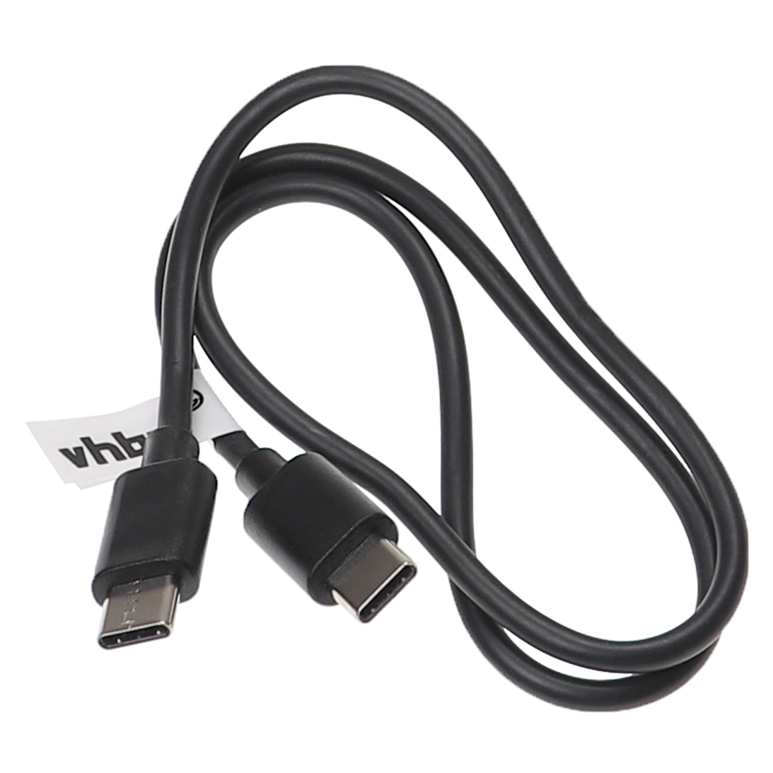 USB C Charging Cable suitable for various Laptops, Tablets, Smartphones - USB C Cable 50 cm, Black