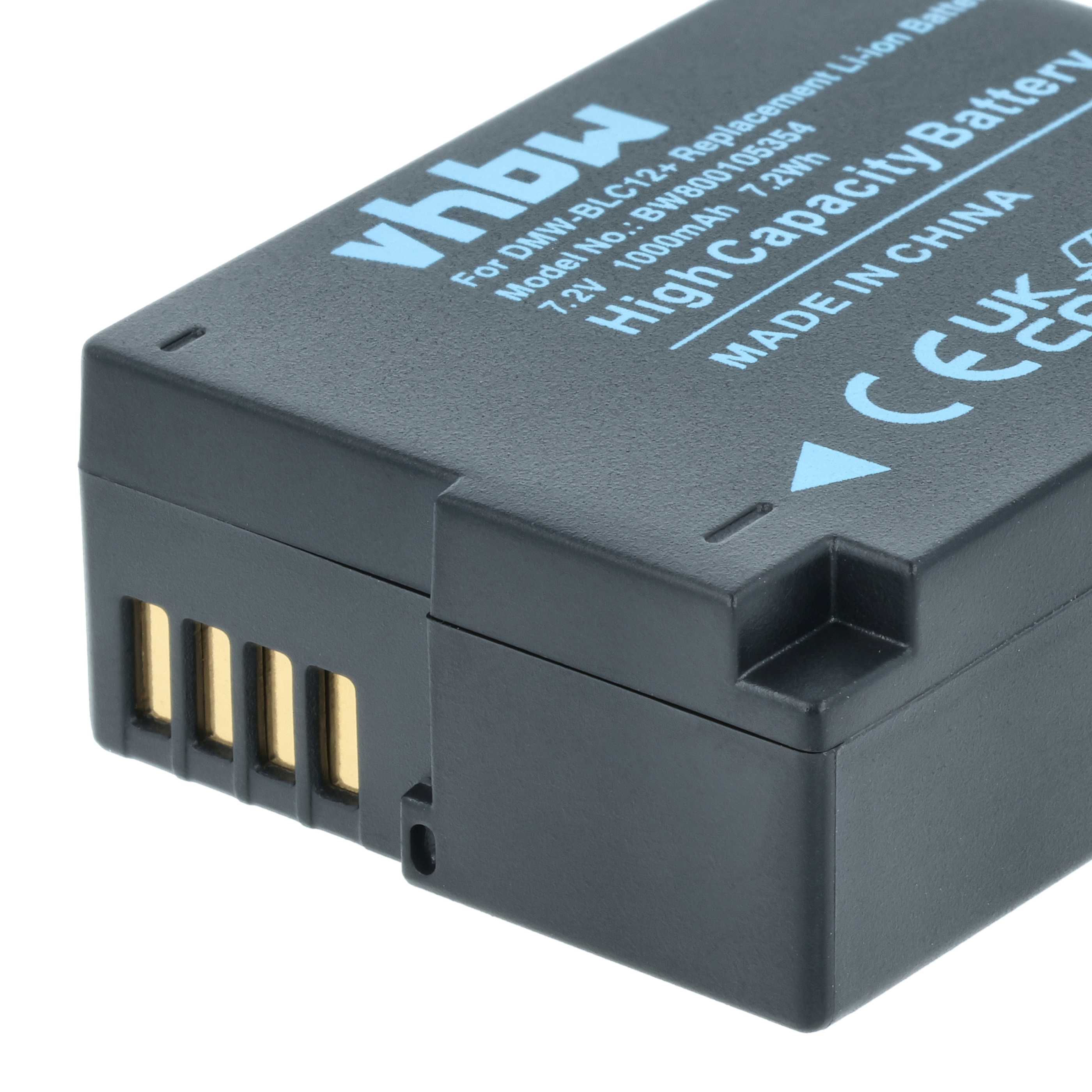 Battery Replacement for Leica BP-DC12 - 1000mAh, 7.2V, Li-Ion with Info Chip