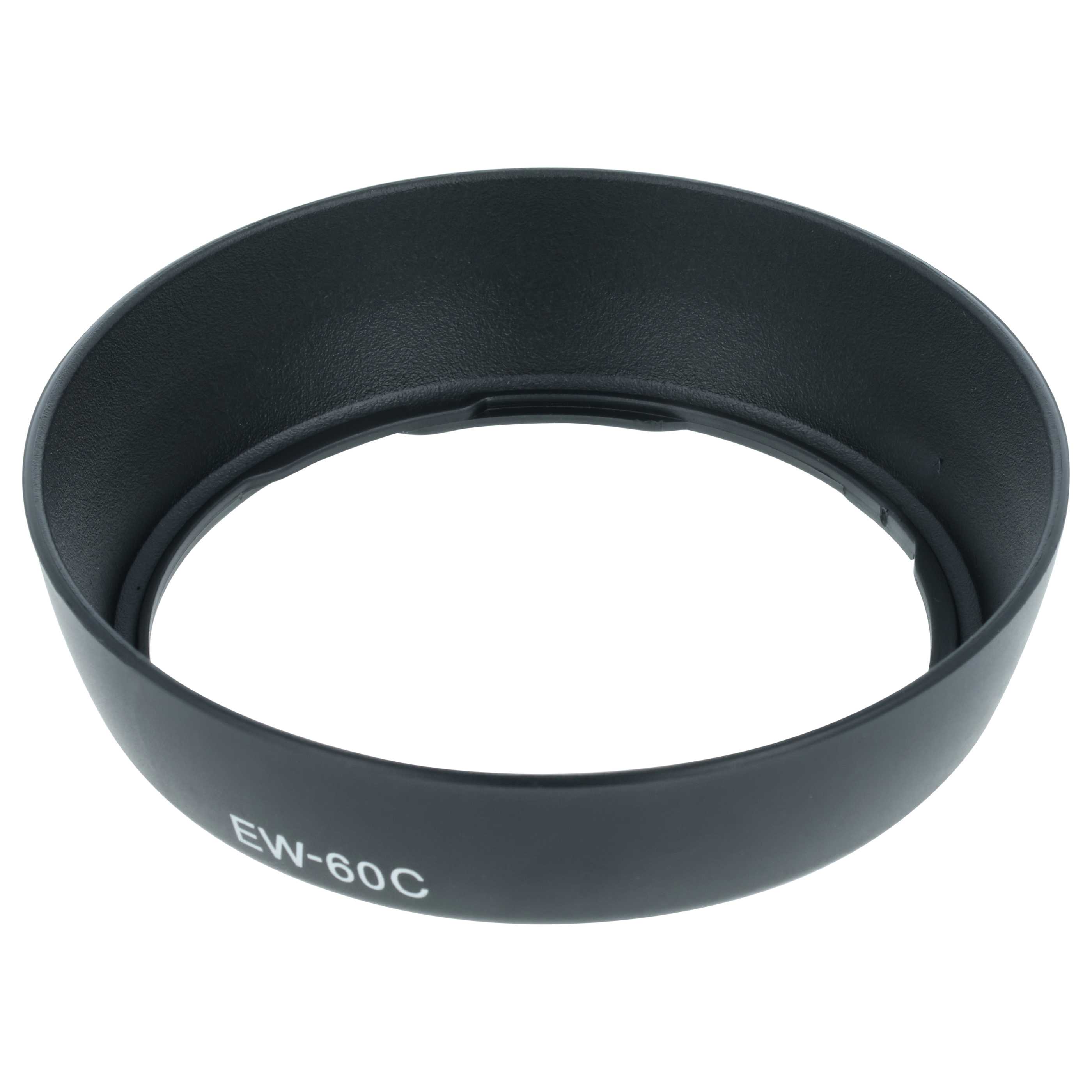 Lens Hood replaces Canon EW-60C for Canon Lens with 58 mm Diameter, plastic, black