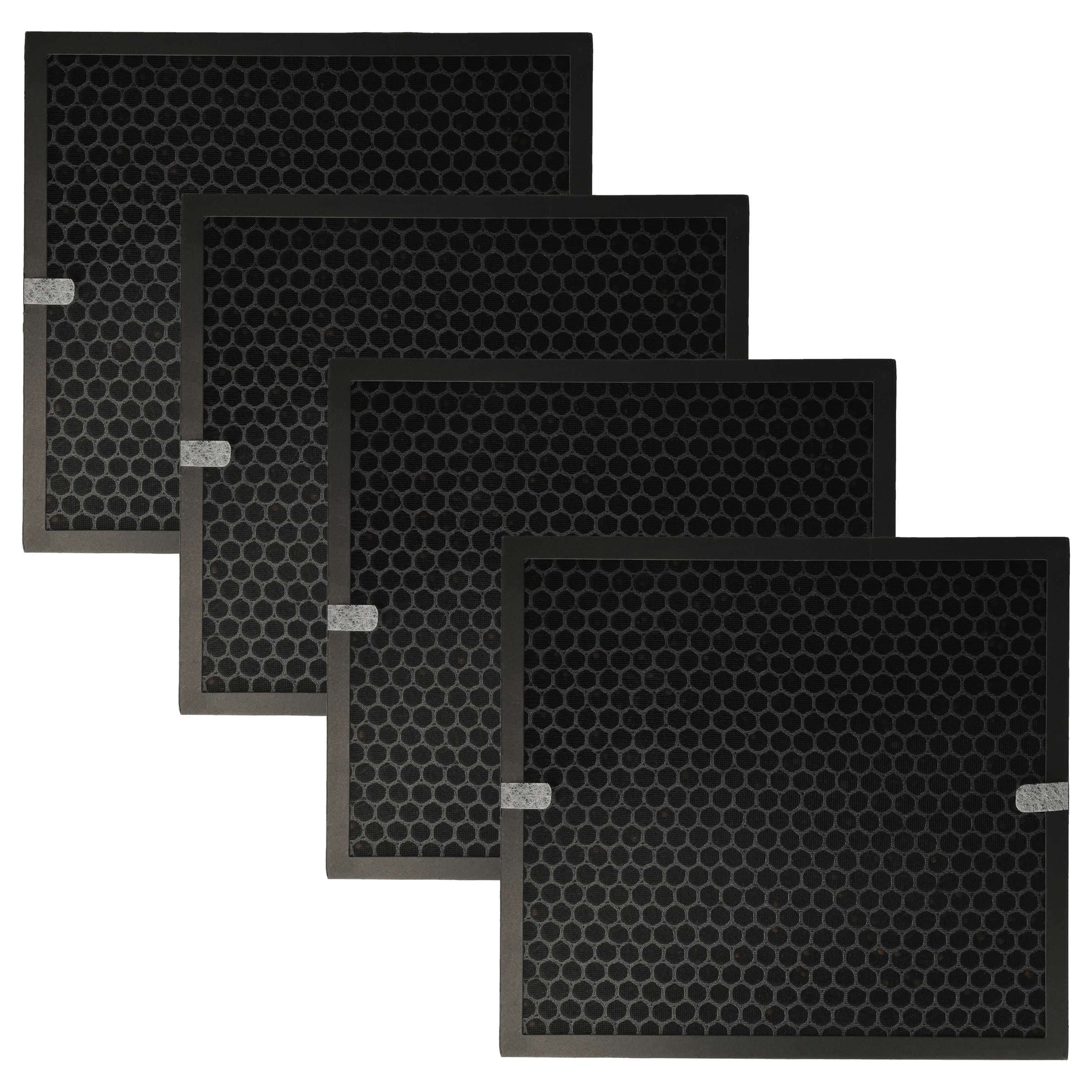 4x Filter as Replacement for Philips AC4158/00 - HEPA (H11) + Activated Carbon
