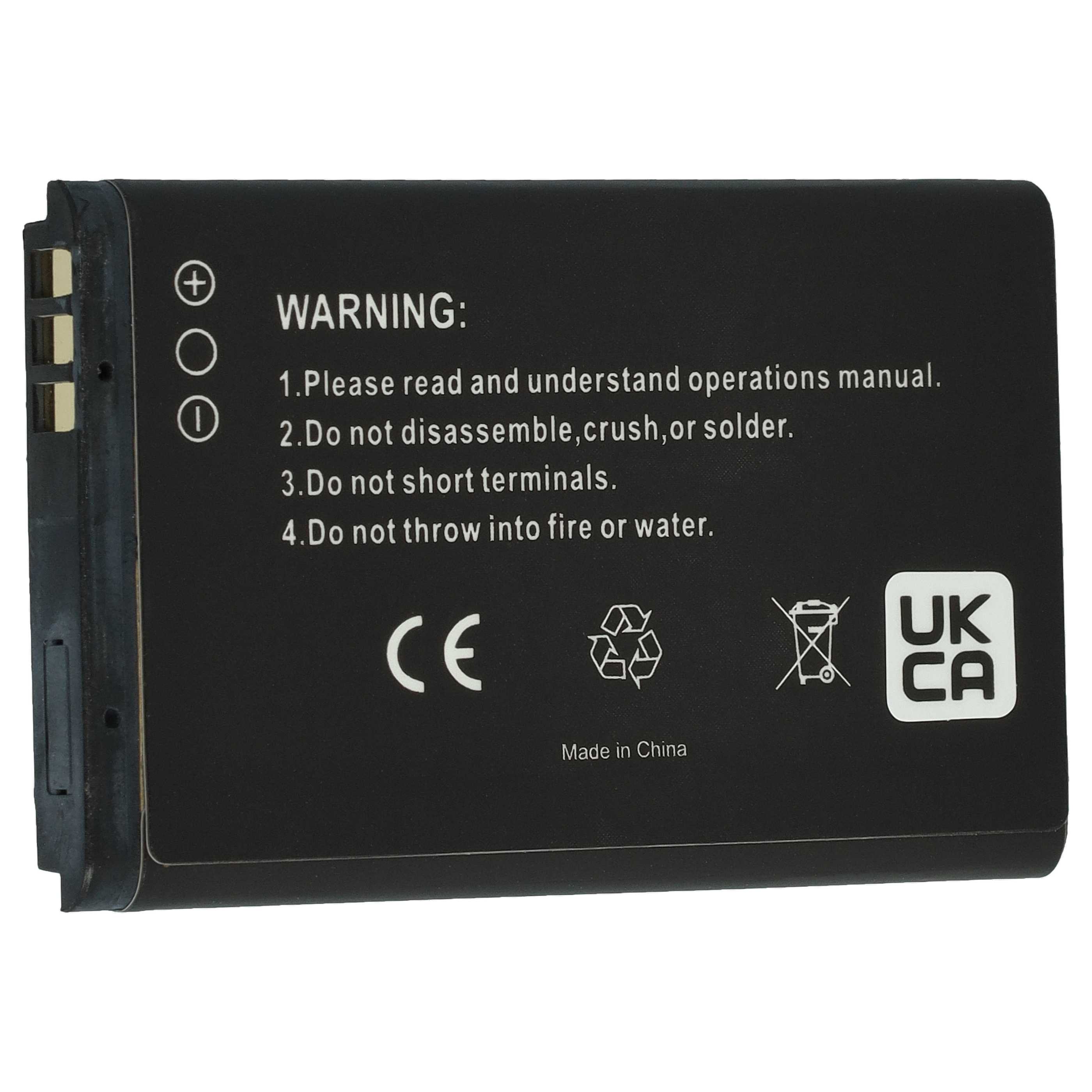 2x Batteria sostituisce Alcatel RTR001F01, 3BN67332AA, 10000058 per cellulare - 700mAh 3,7V Li-Ion 