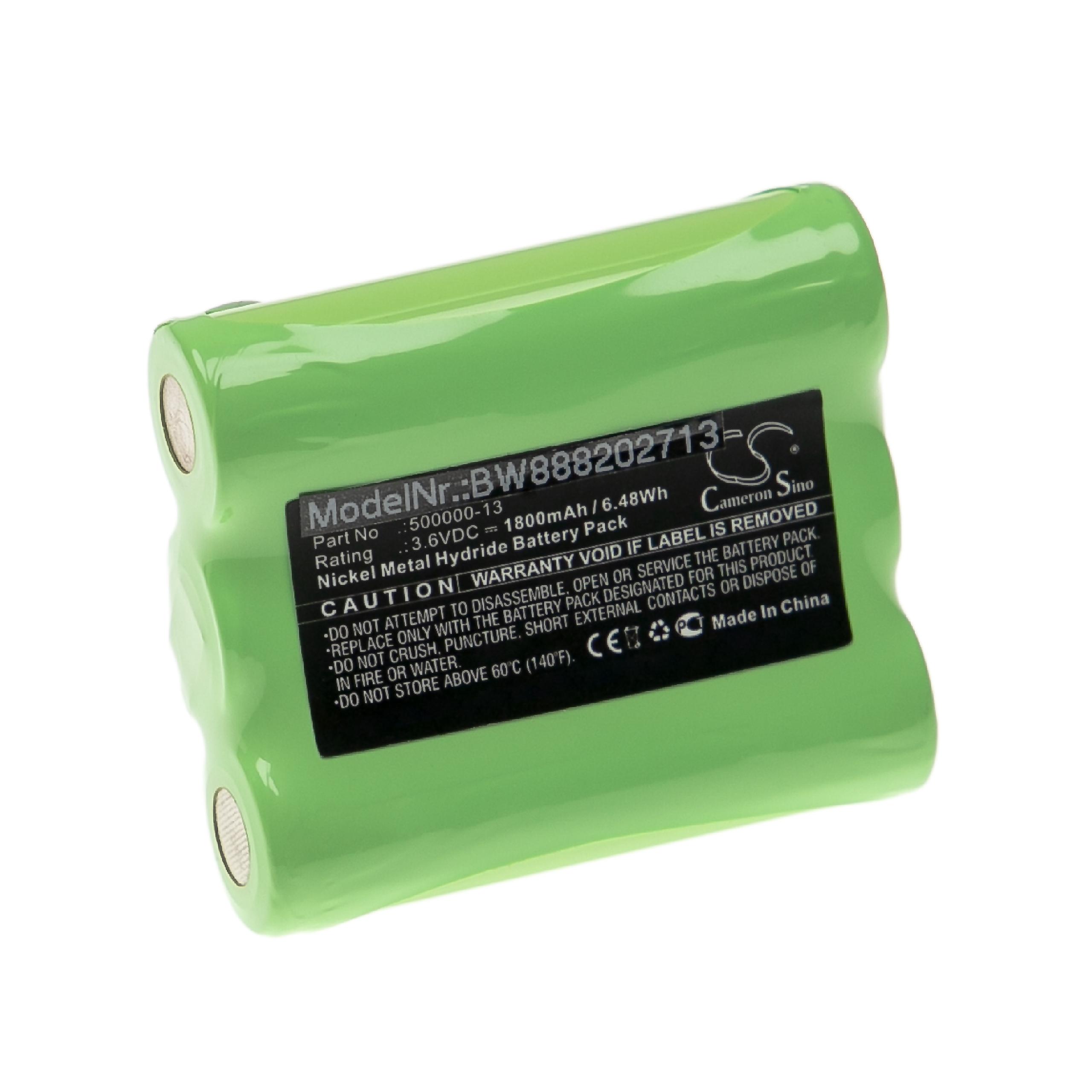 Batteria per dispositivo di misurazione sostituisce Linienlaser 500000-13 Linienlaser - 1800mAh 3,6V NiMH