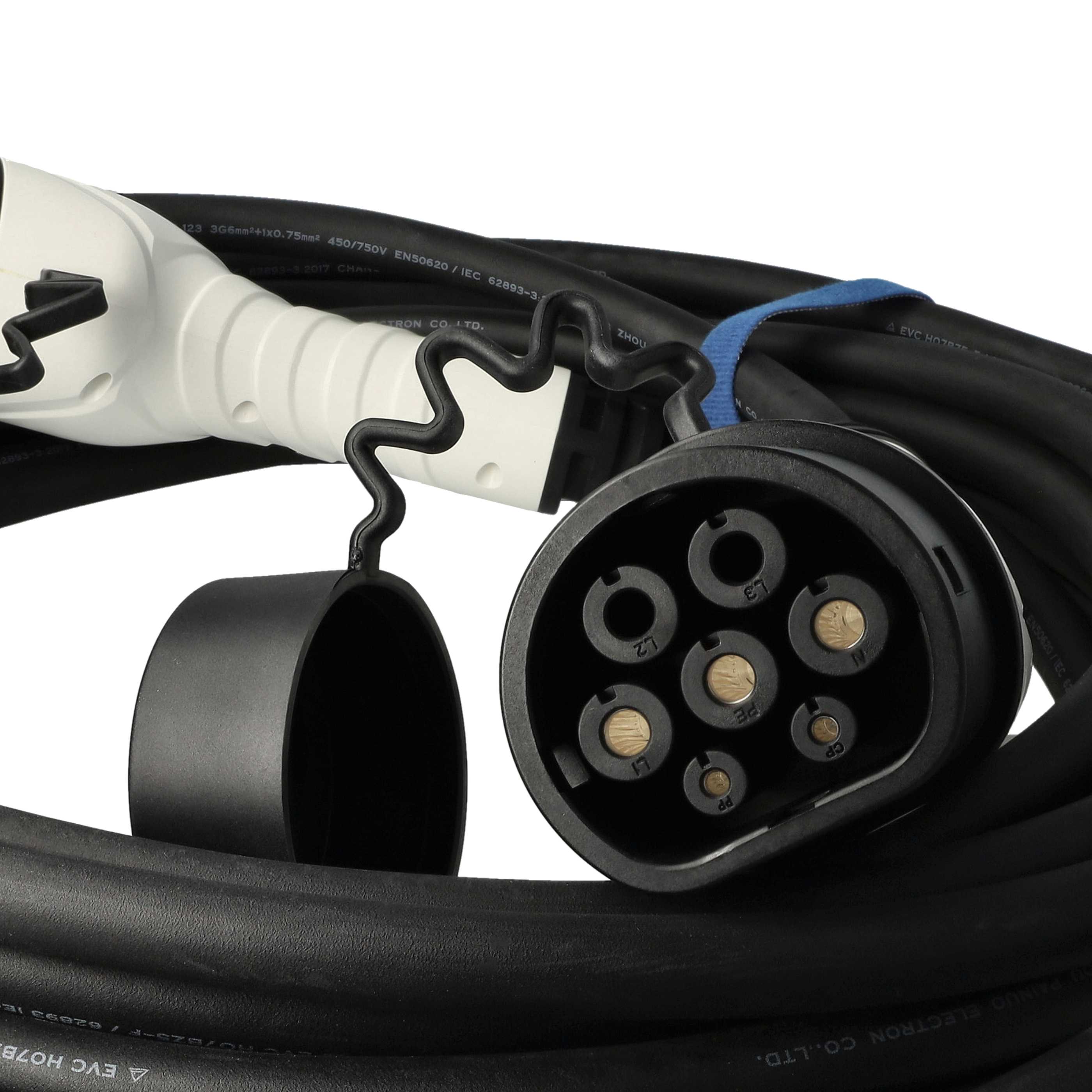 Charging Cable - Type 2 to Type 2 Cable, Single-Phase, 32 A, 7 kW, 10 m