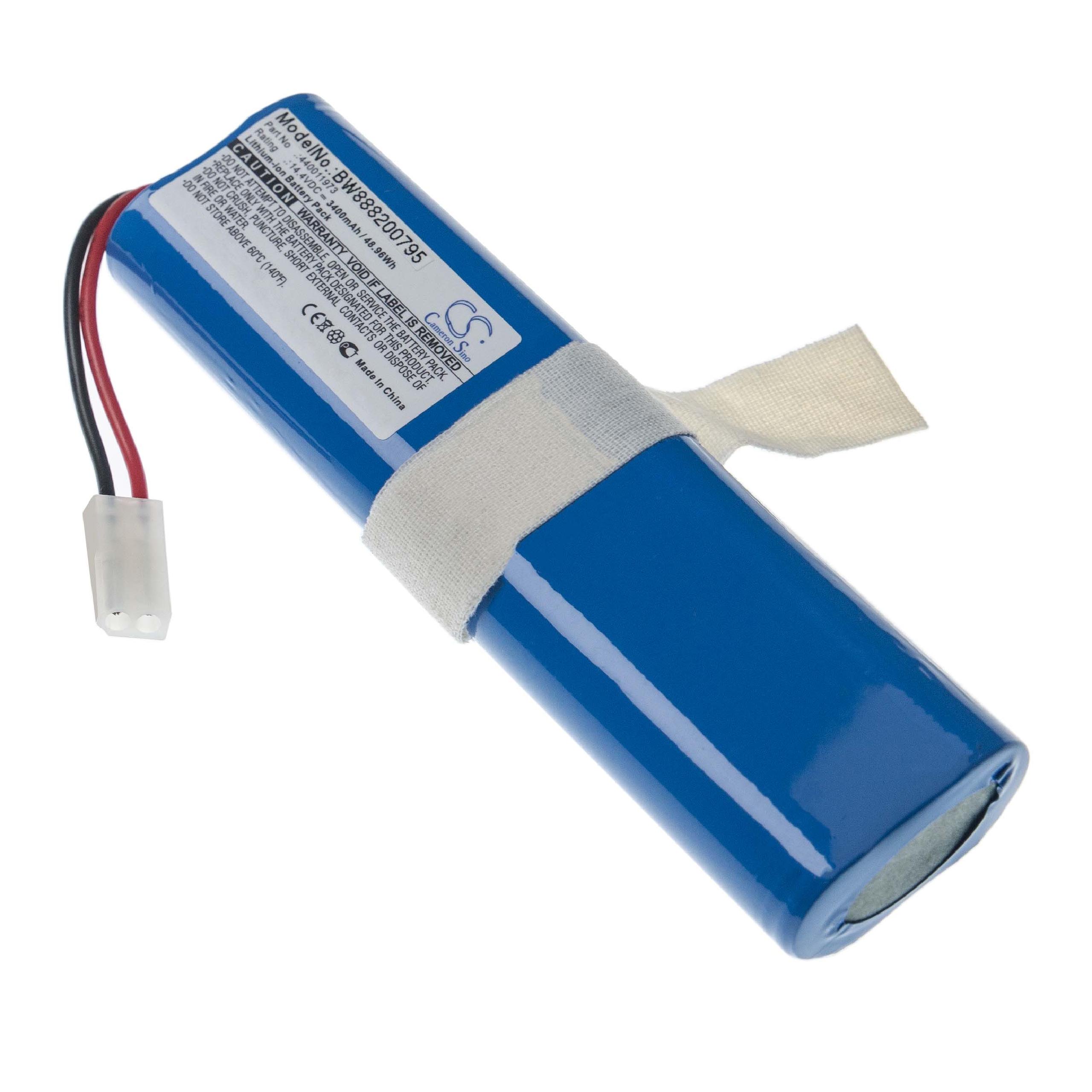 Batterie remplace Hoover 440011973 pour robot aspirateur - 3400mAh 14,4V Li-ion