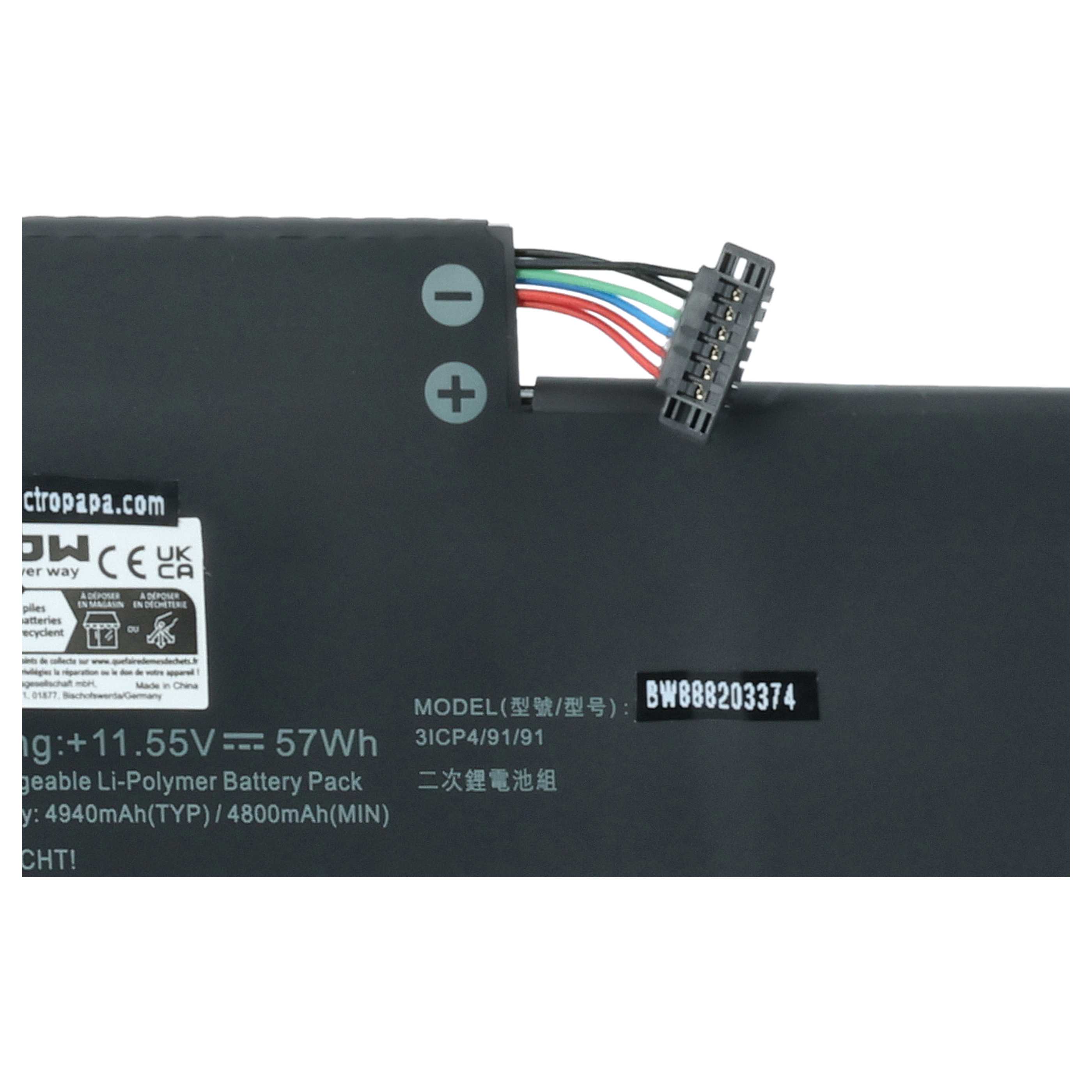 Akumulator do laptopa zamiennik Asus 0B200-02750000, C31N1714 - 4850 mAh 11,52 V LiPo