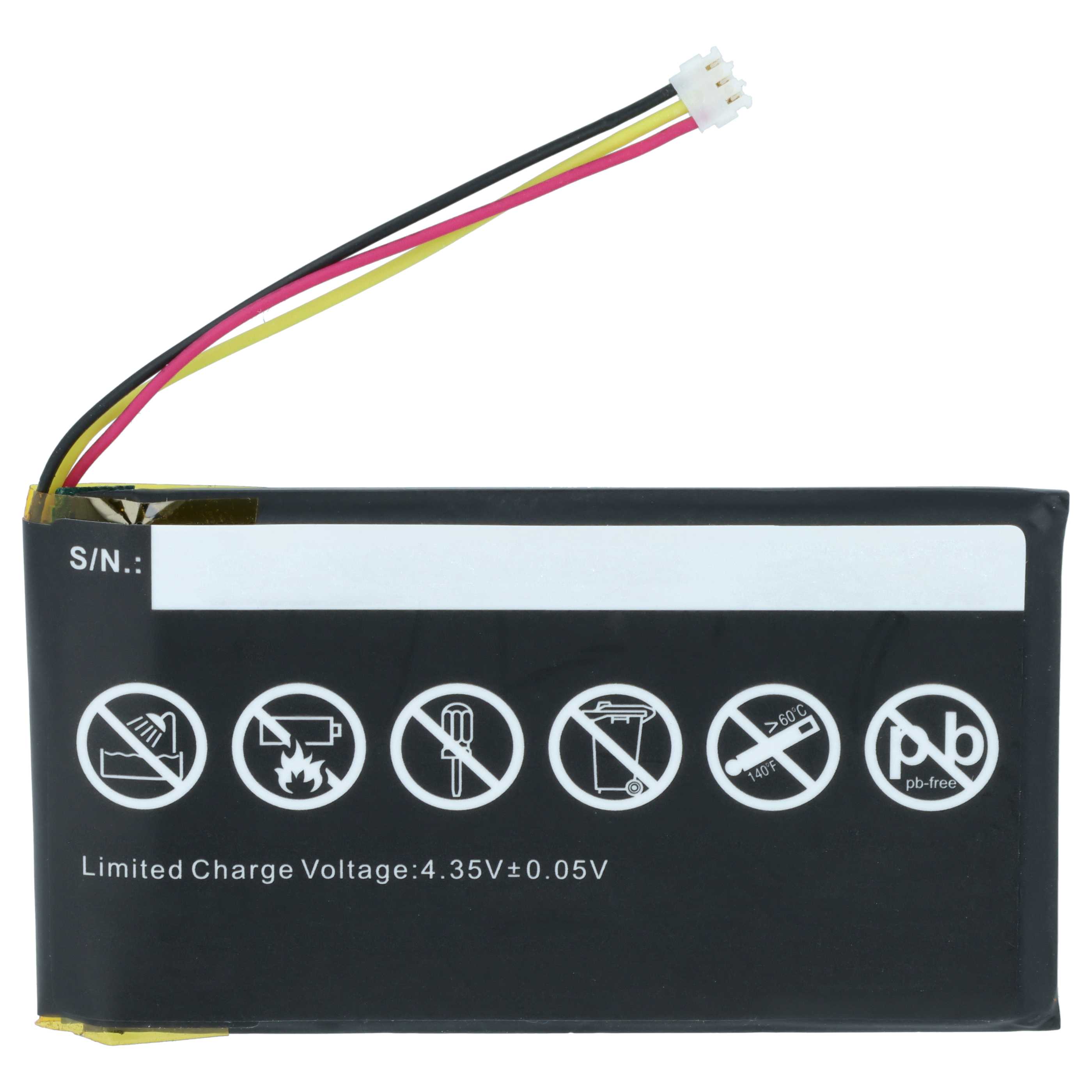 Handheld Computer Battery replaces Crestron 6508588, TSR-310-BTP - 2000mAh, 3.8V