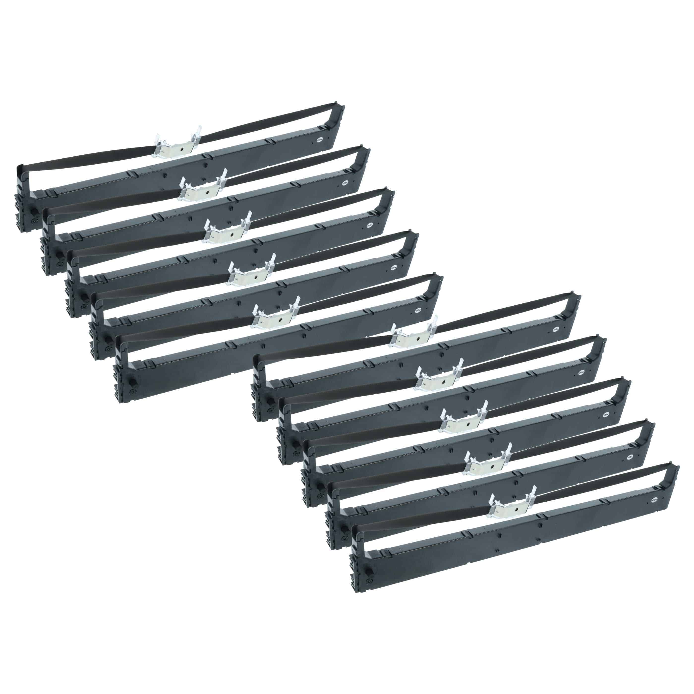 10x Ink Ribbon replaces Tally 044830 for Tally Genicom Dot Matrix, Receipt Printer etc. - Black