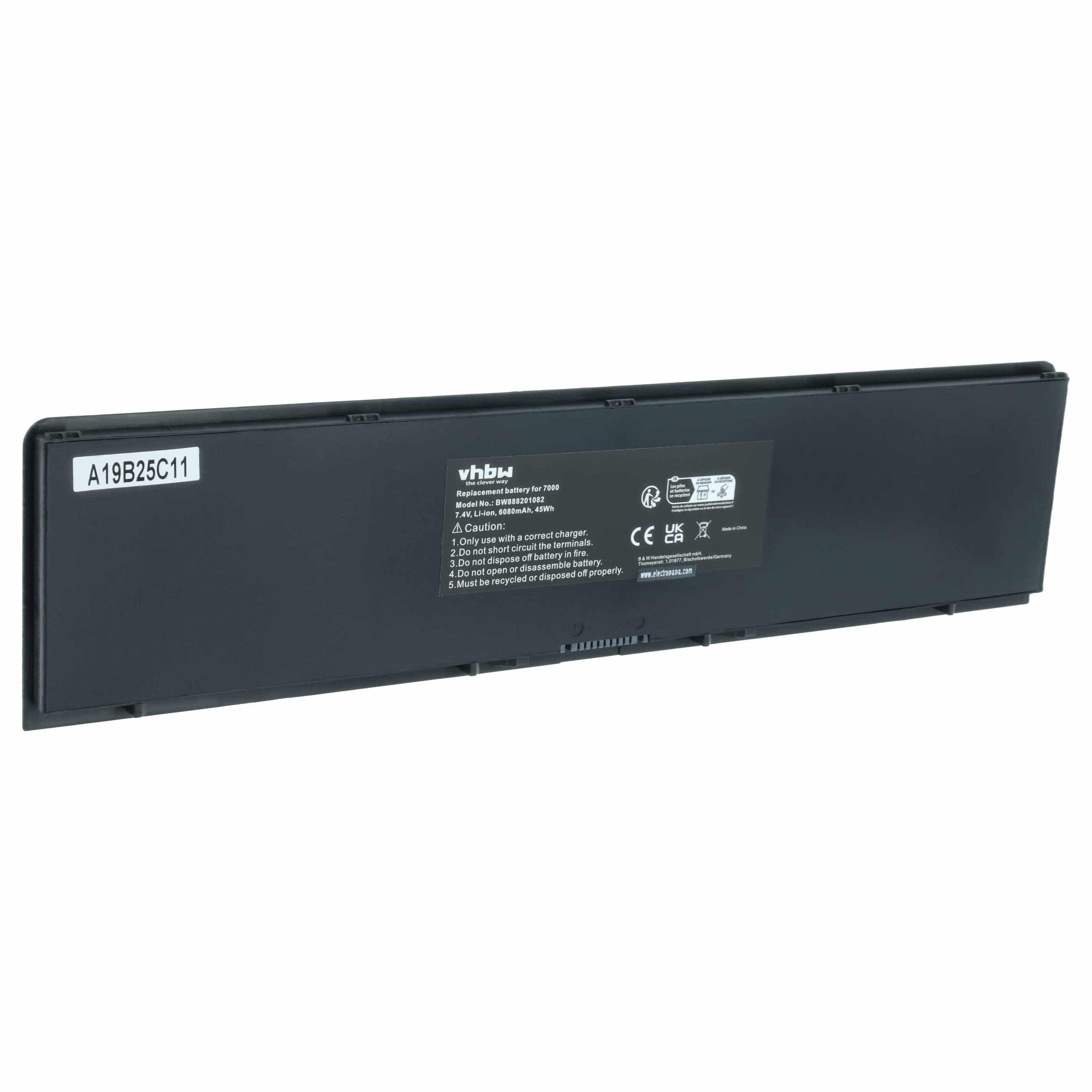 Akumulator do laptopa zamiennik Dell PFXCR, F38HT, 451-BBFY, 34GKR, 451-BBFT - 6080 mAh 7,4 V Li-Ion, czarny