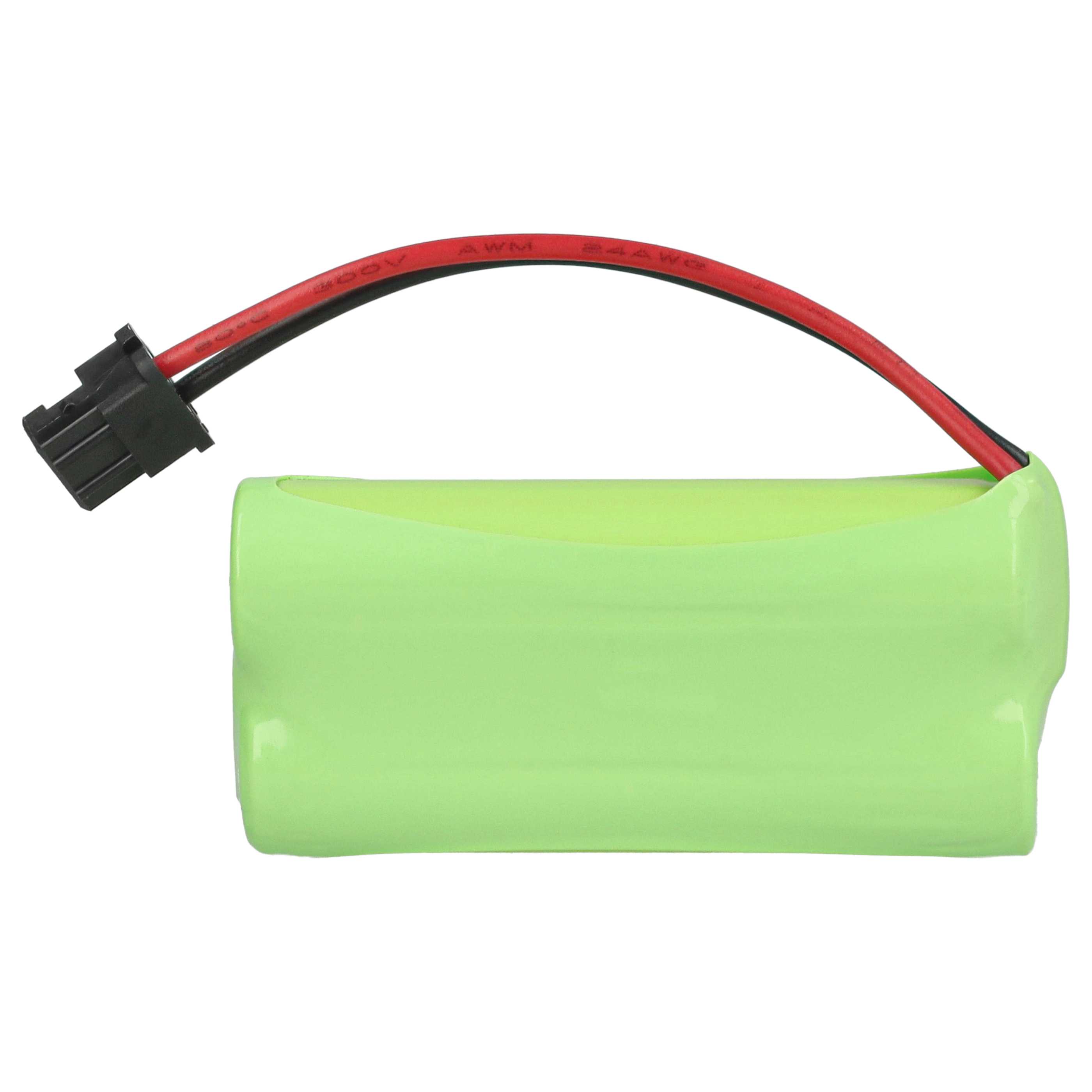 2x Batteries remplace 2SNAAA55HSJ1, 2SNAAA60HSJ1, 2SN-AAA55H-S-J1 pour téléphone Philips - 800mAh 2,4V NiMH