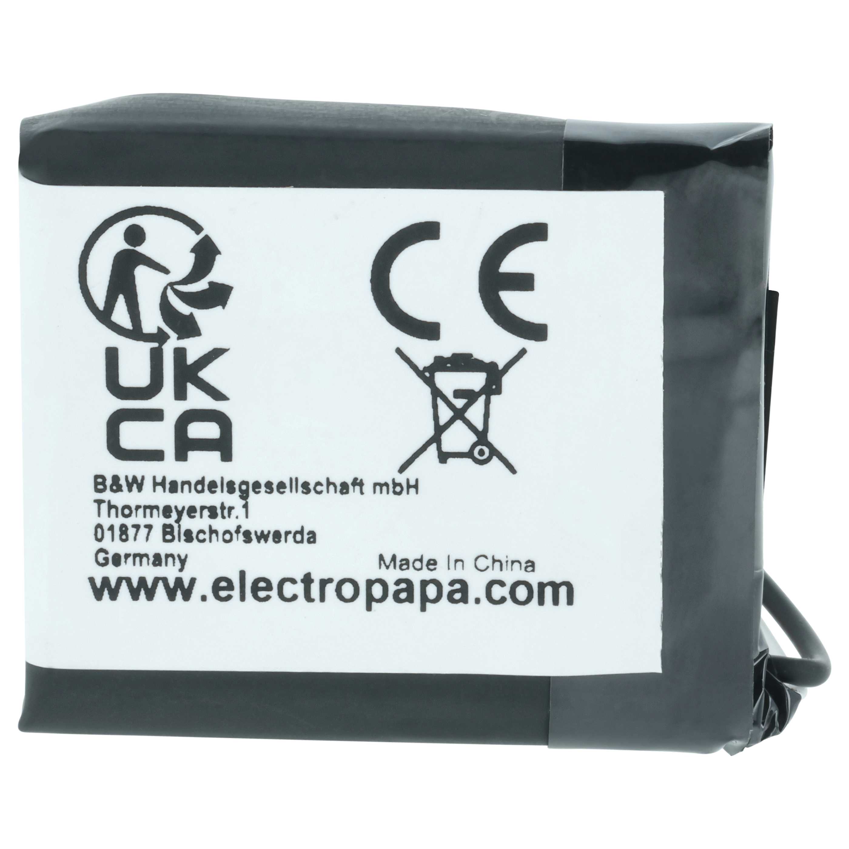 Akumulator do słuchawek bezprzewodowych zamiennik Sennheiser AHB552826TPC-2 - 350 mAh 3,7 V LiPo