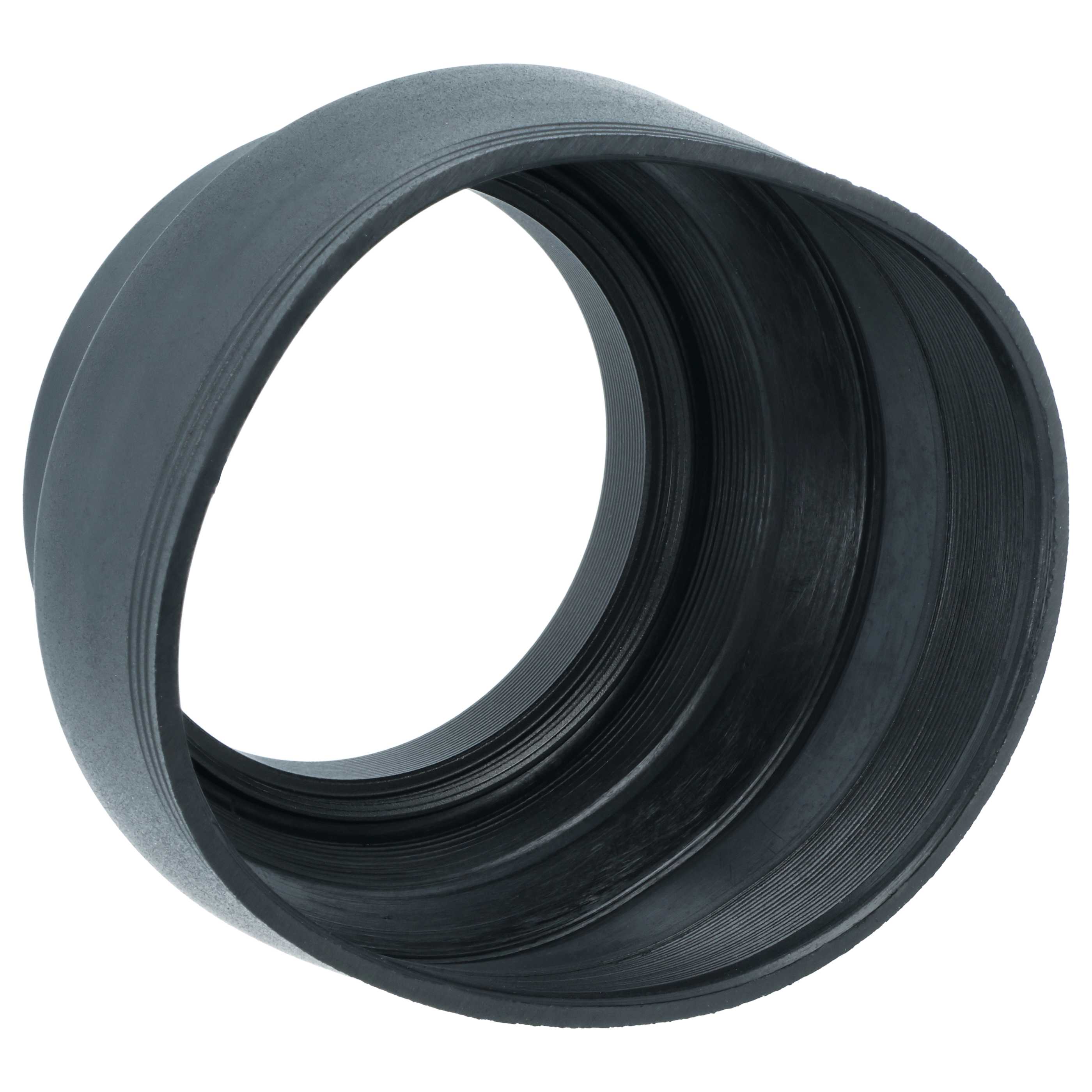 Lens Hood suitable for Lens with 52 mm Diameter, rubber, black