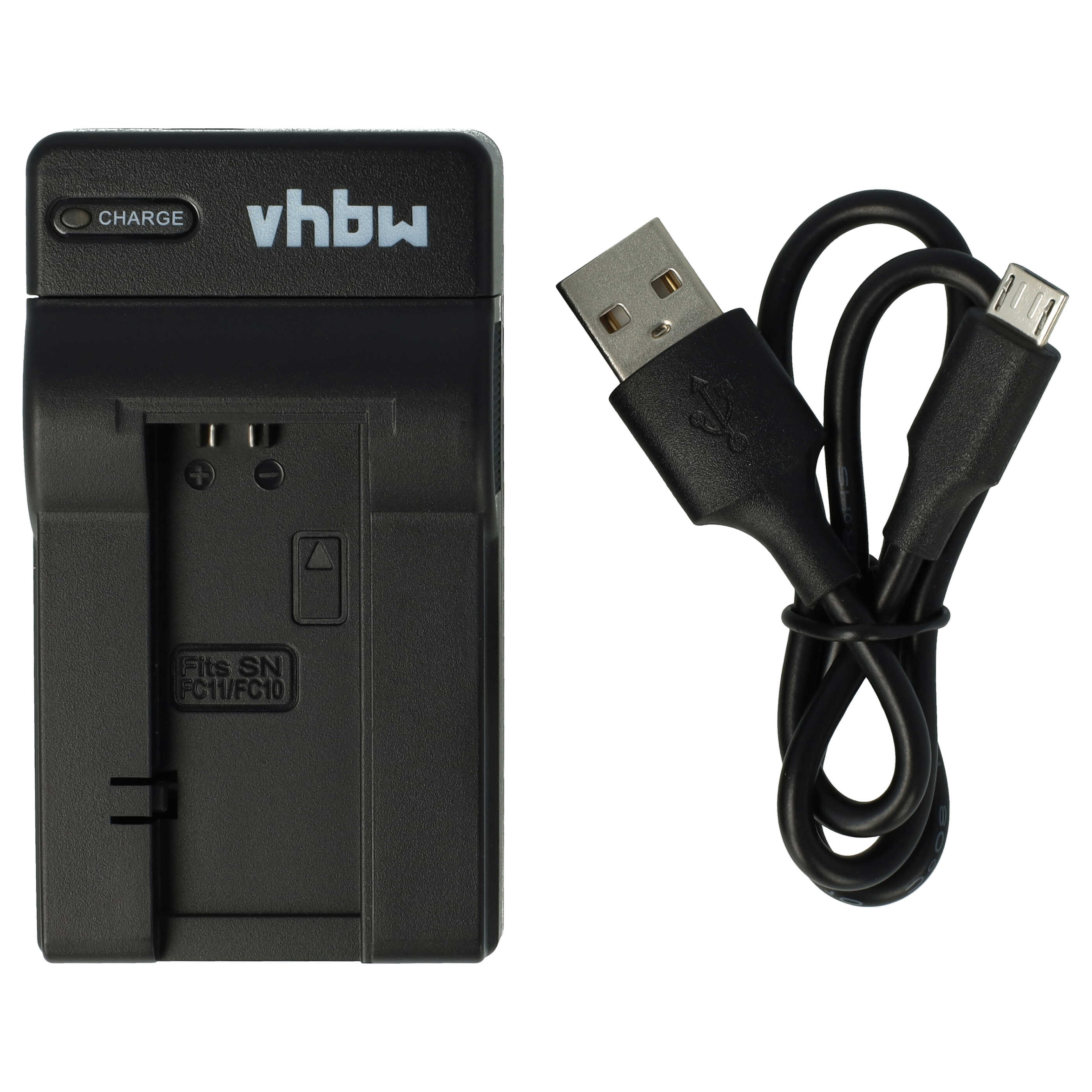 Battery Charger suitable for Sony NP-FC10 Camera etc. - 0.5 A, 4.2