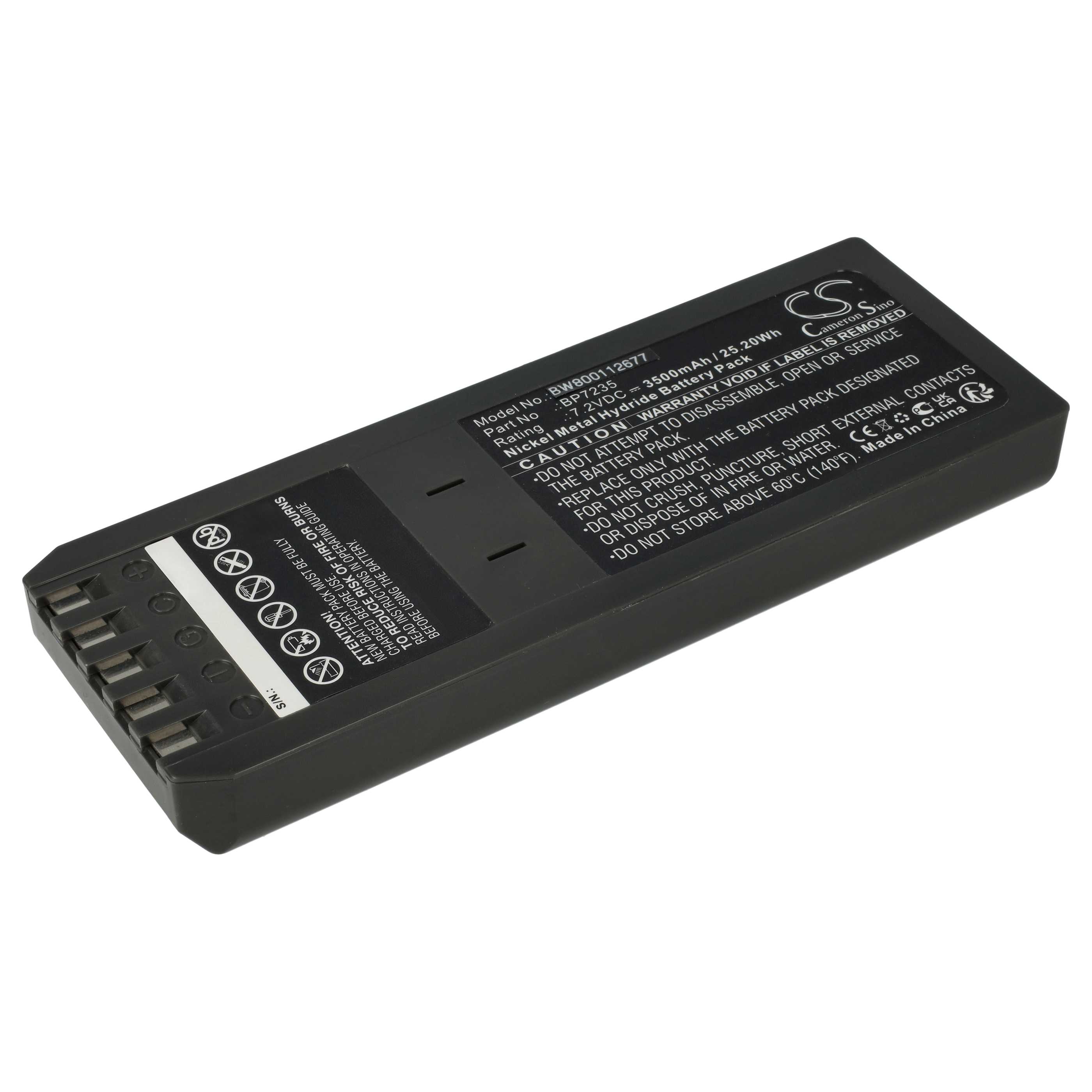 Messtechnik-Akku als Ersatz für Fluke BP7235, 668225, 116-066 für Fluke - 3500mAh 7,2V NiMH