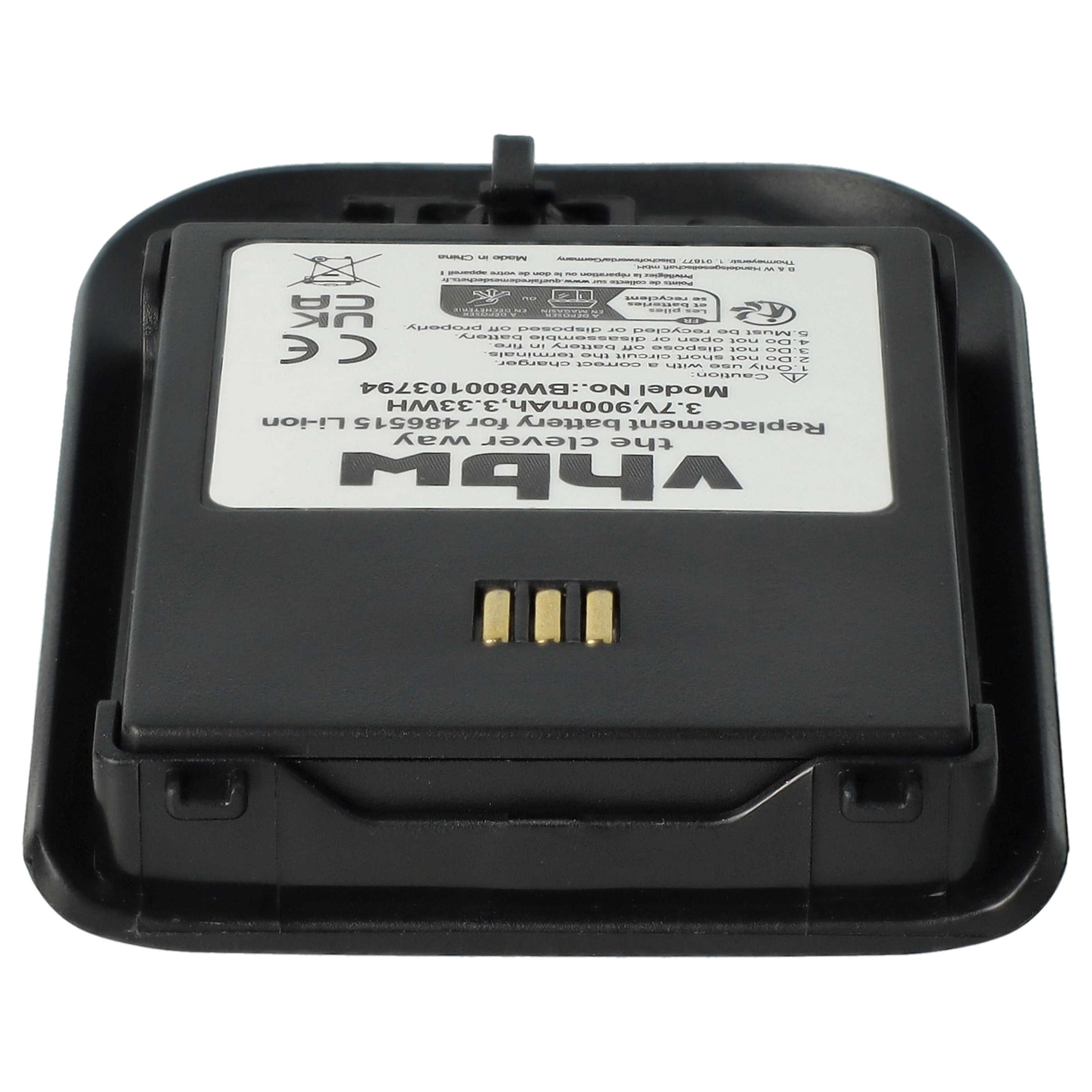 Batería reemplaza Alcatel 3BN78404AA para teléfono fijo Ericsson - 900 mAh 3,7 V Li-Ion