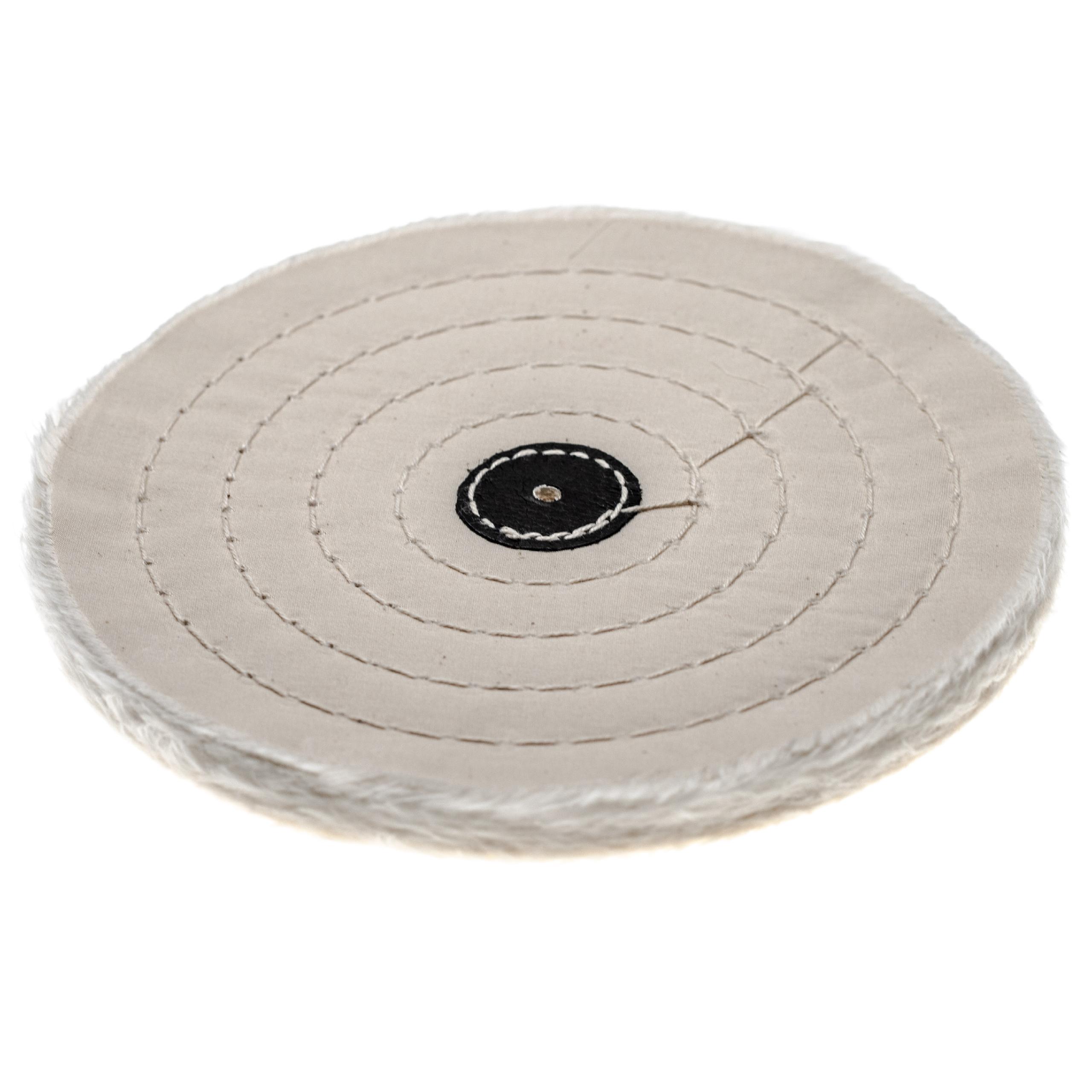 Polishing Pad suitable for all Standard Angle Grinders, Screwdrivers with 17.7cm Diameter - cream