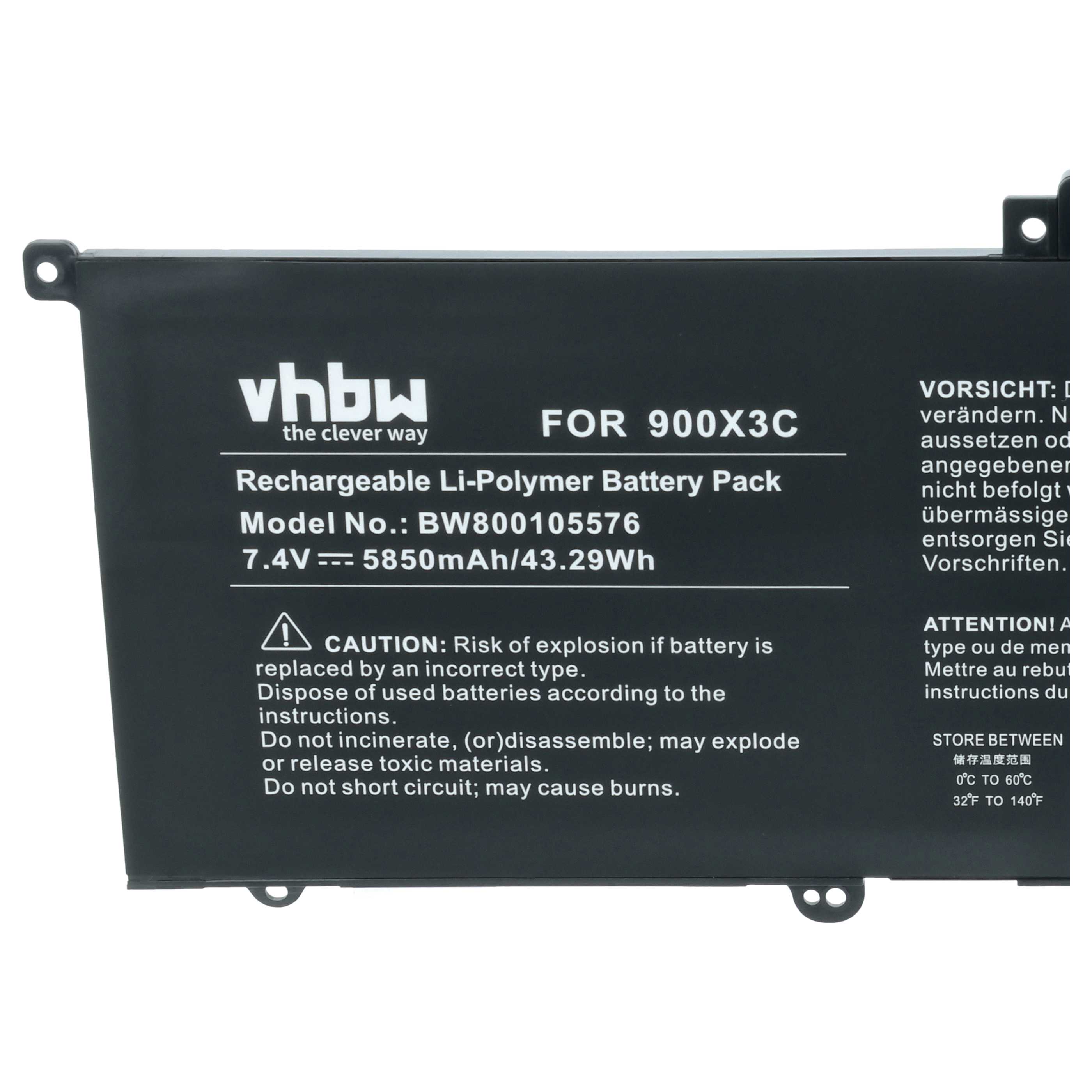 Akumulator do laptopa zamiennik Samsung AA-PLXN4AR, AA-PBXN4AR - 5880 mAh 7,5 V LiPo