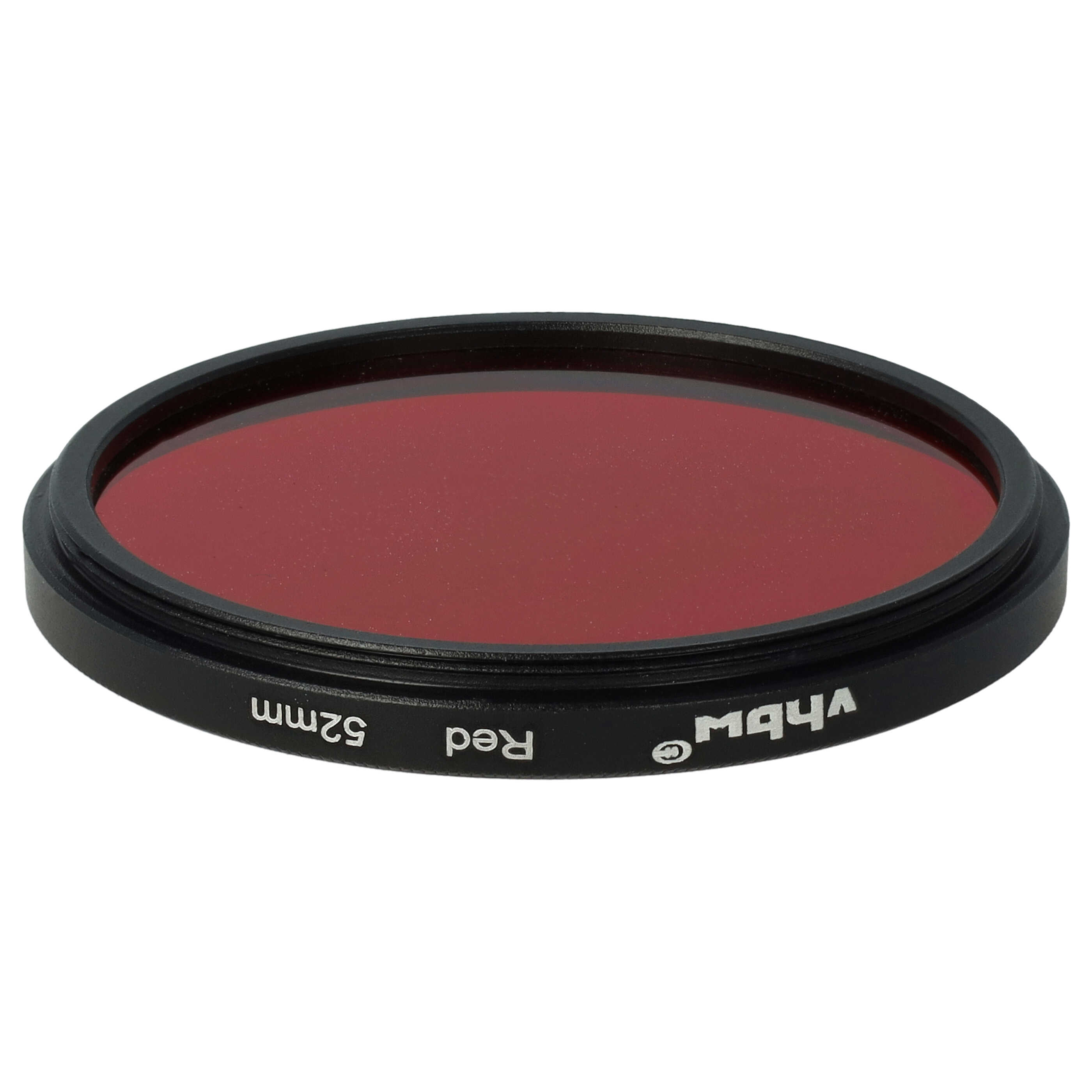 Coloured Filter, Red suitable for Camera Lenses with 52 mm Filter Thread - Red Filter