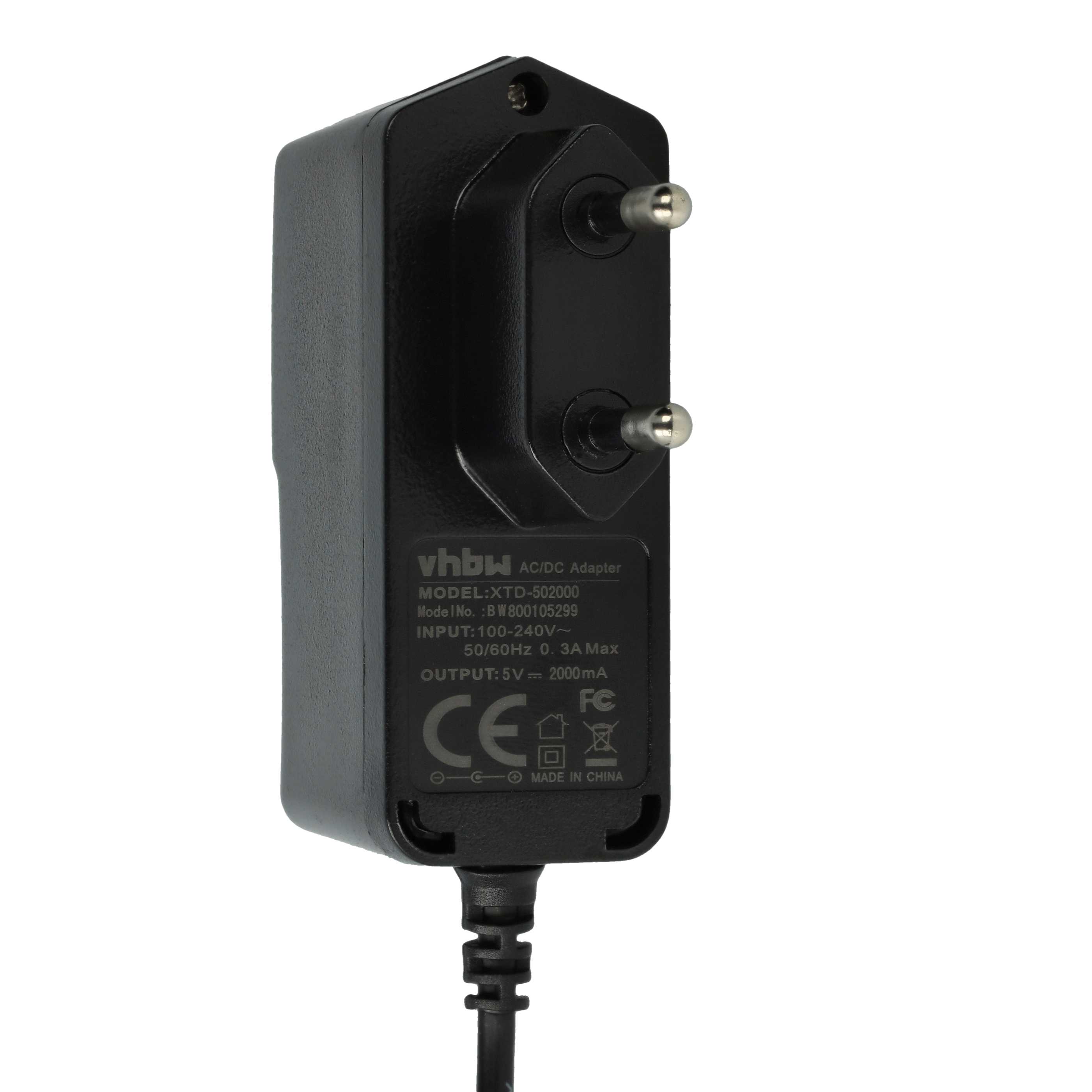 Micro USB Charger replaces Philips CP1759/01, CP1484/01 for Philips Electric Devices etc. - 2.0 A / 5 V