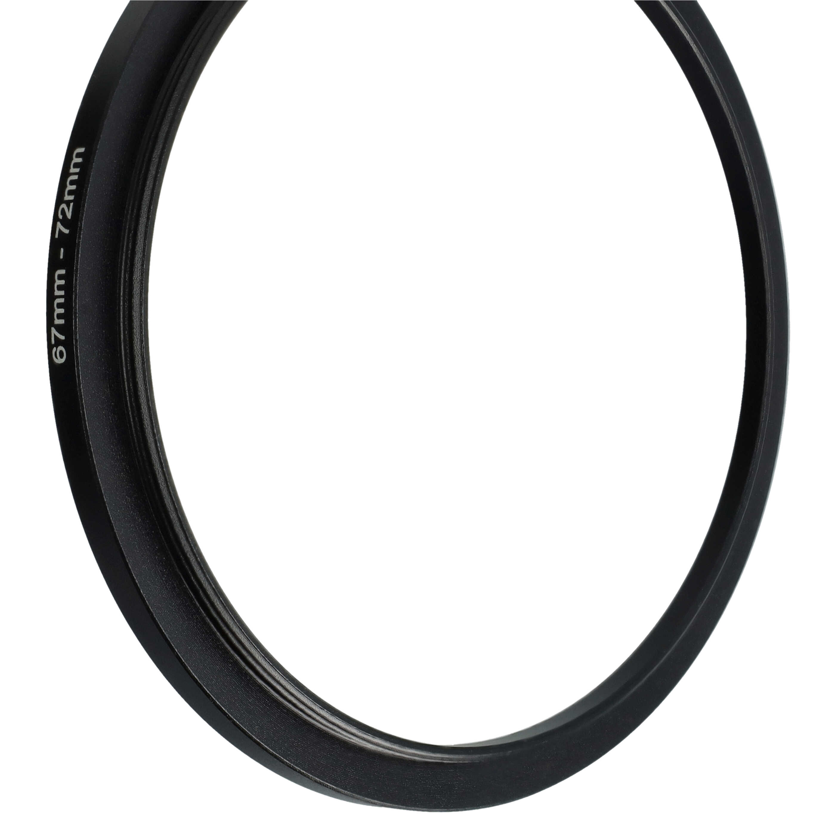 Step-Up-Ring Adapter 67 mm auf 72 mm passend für diverse Kamera-Objektive - Filteradapter