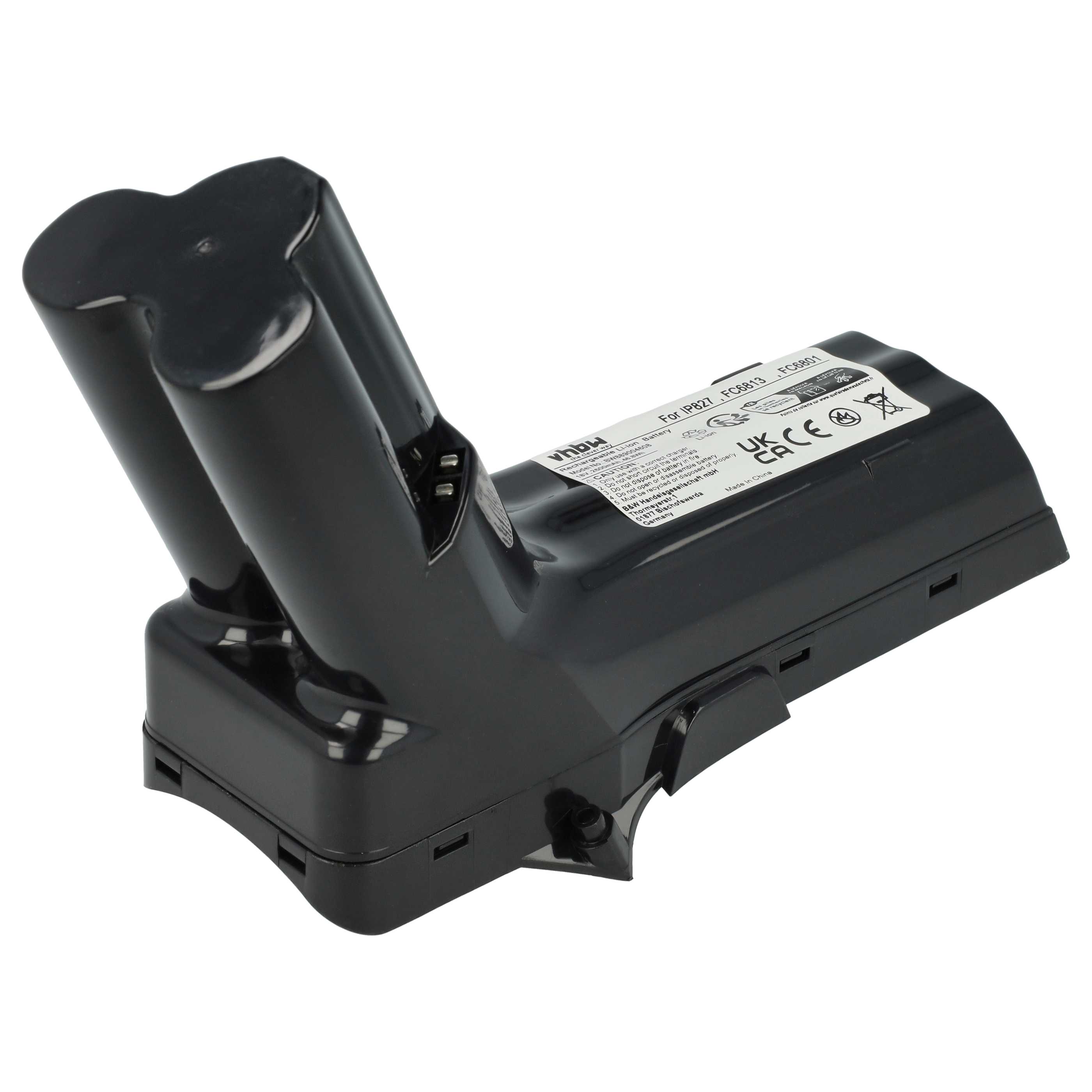 Battery replaces Philips IP827, 300000517621 for Philips 2600mAh, 18V, Li-Ion