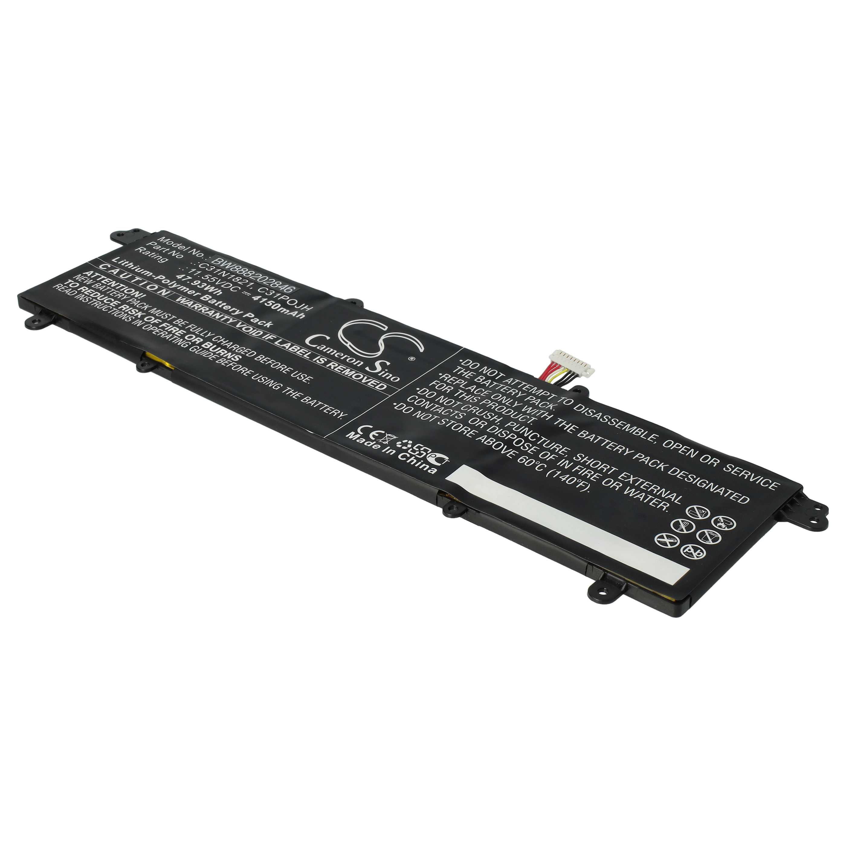 Akumulator do laptopa zamiennik Asus C31POJH, 0B200-03210100, C31N1821 - 4150 mAh 11,55 V LiPo