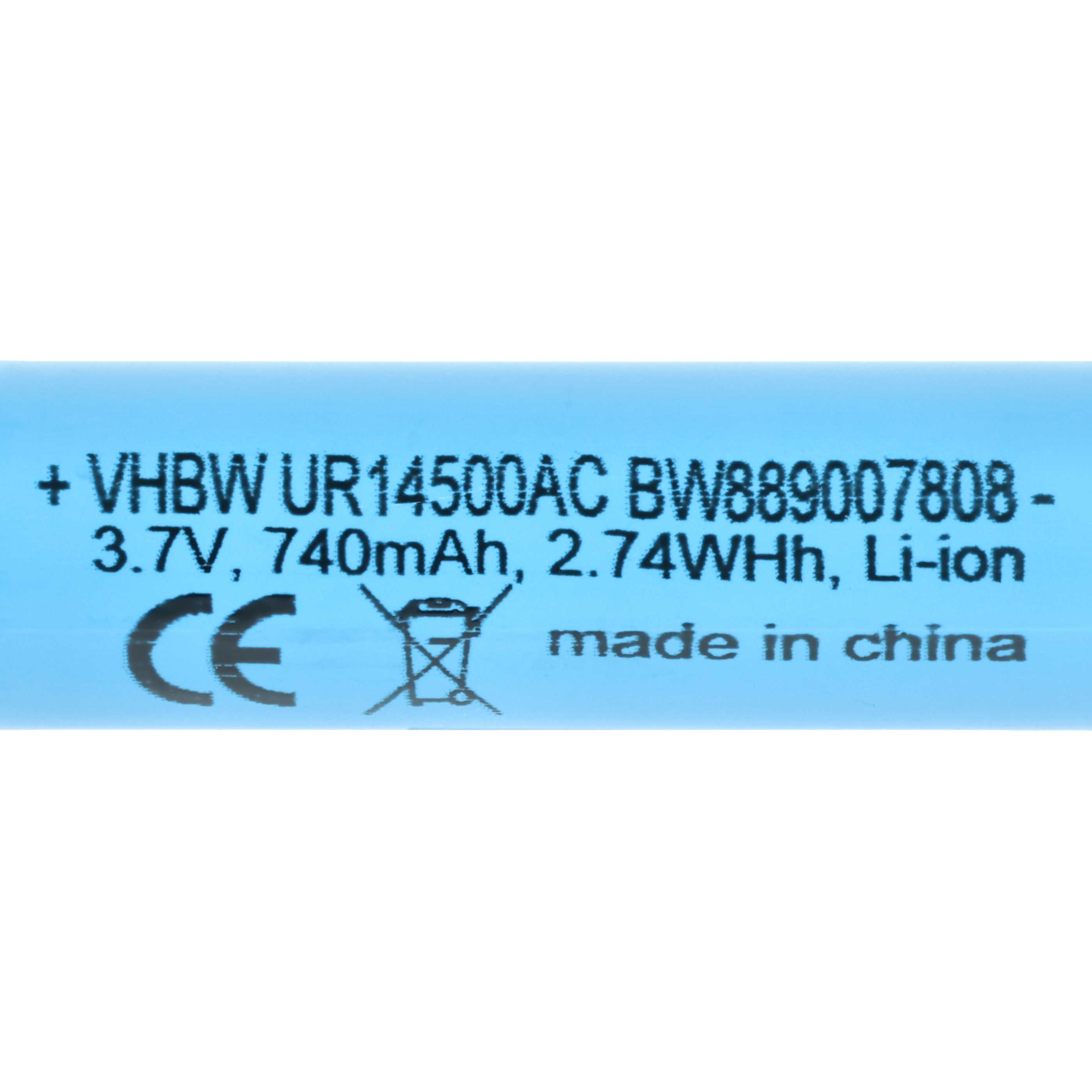 5x Batteria per spazzolino elettrico sostituisce Braun 81728497 - 740mAh 3,7V Li-Ion