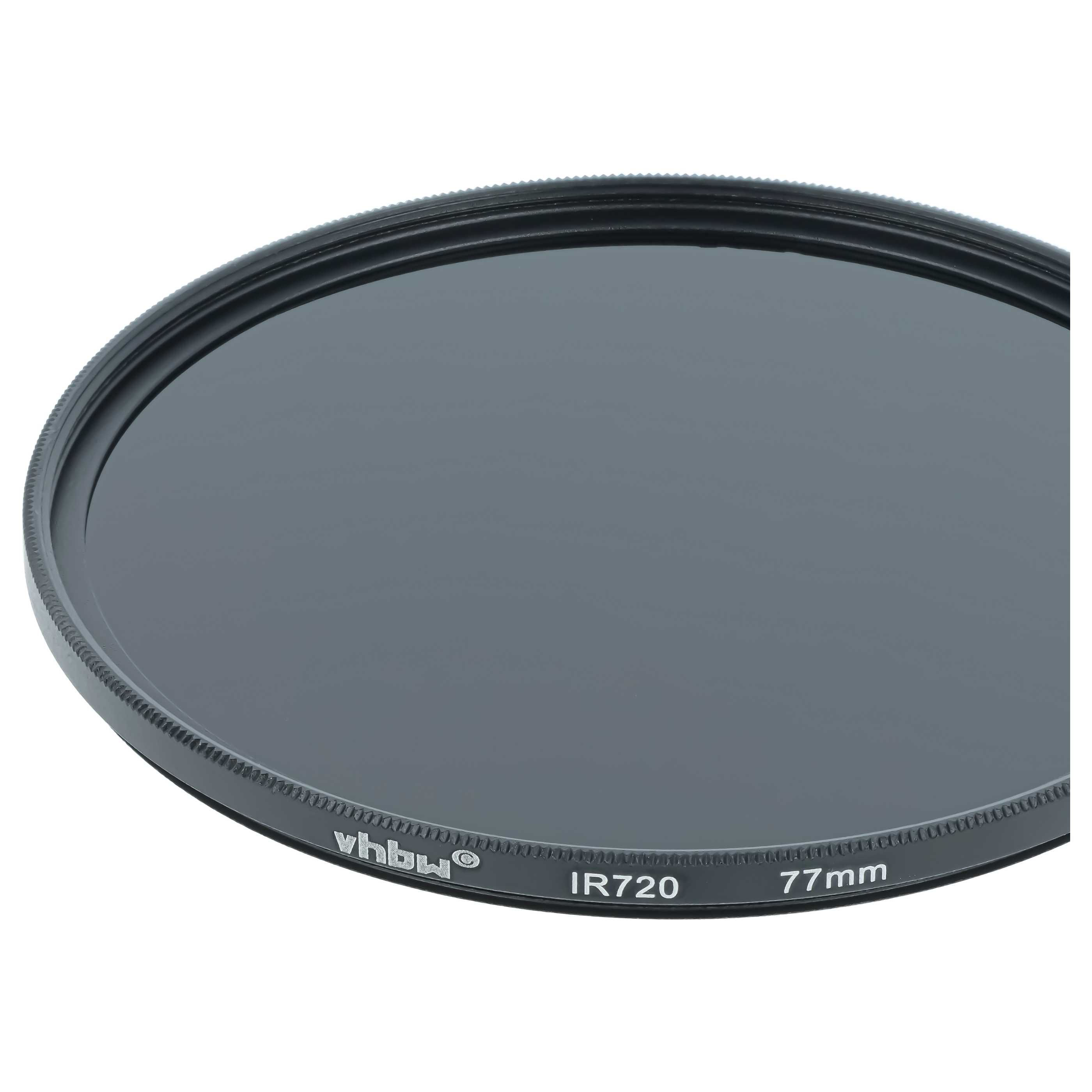 Filtr podczerwieni 720nm na obiektyw z gwintem 77 mm - Filtr IR