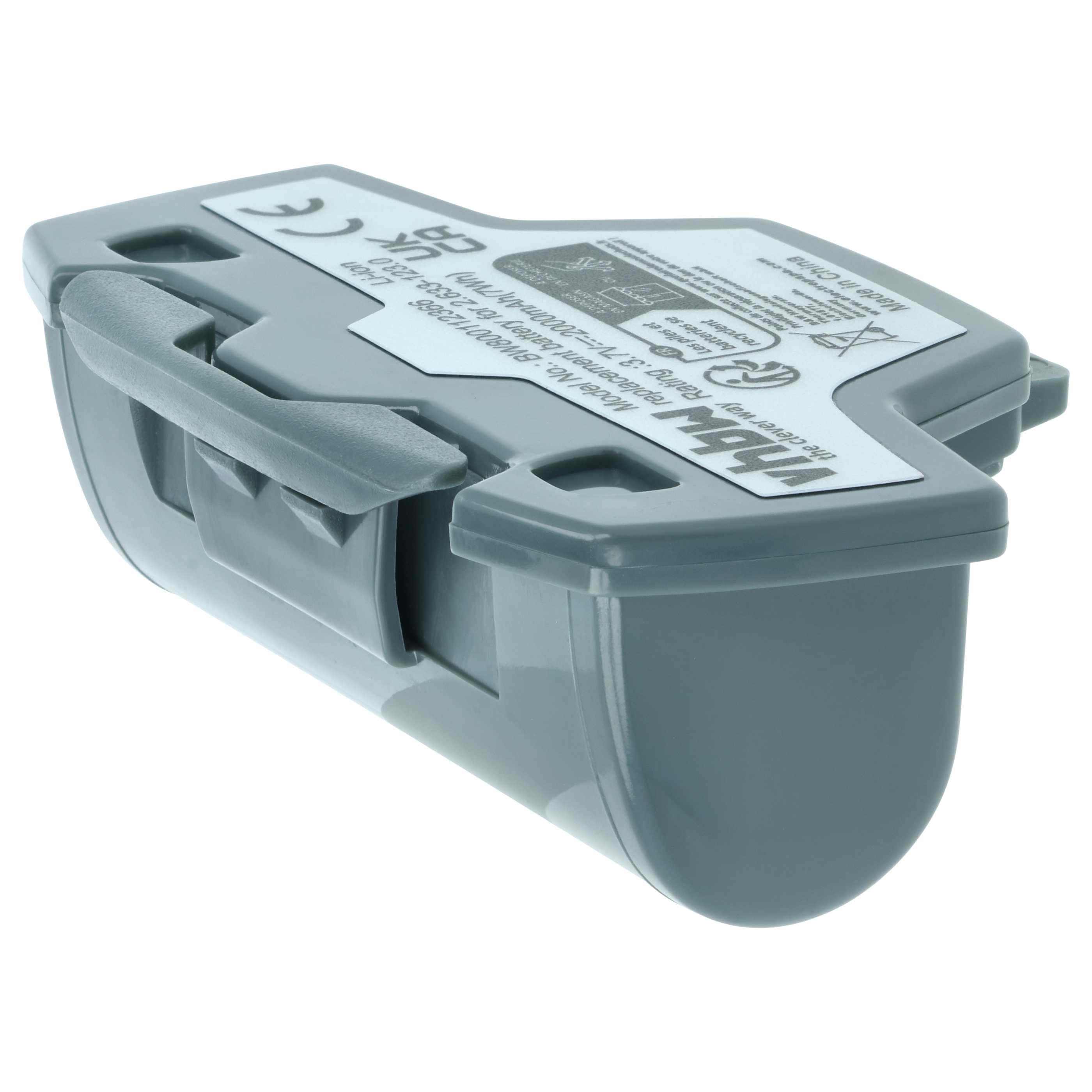 Battery replaces Kärcher 4.633-083.0, 2.633-123.0, 9.013-675.0 for Kärcher 2000mAh, 3.7V, Li-Ion