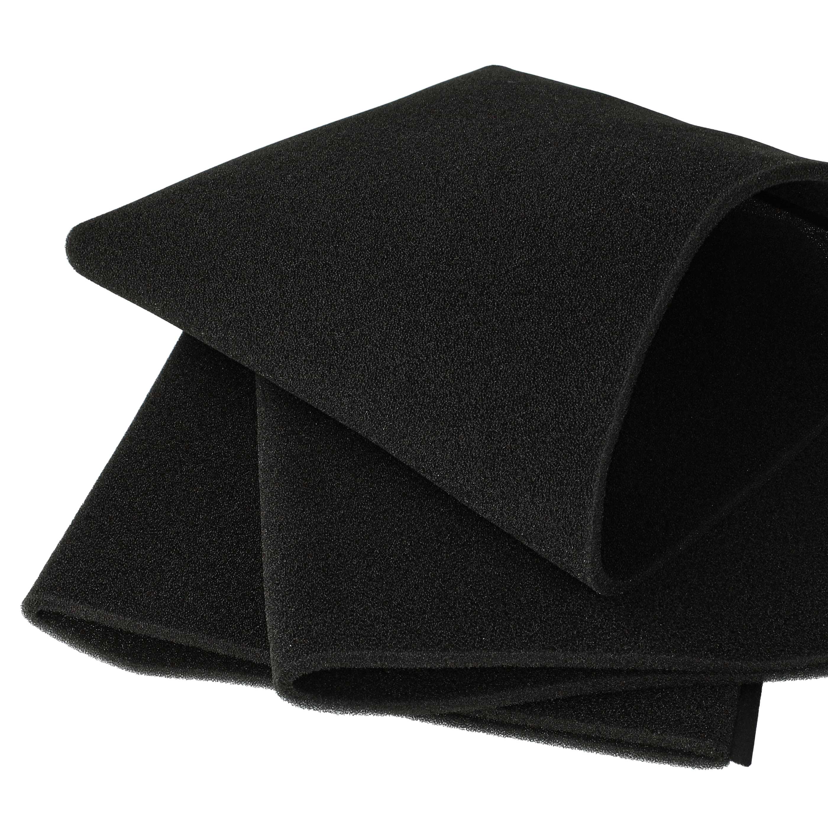 3x foam filter replaces Parkside 30250100 for Parkside Vacuum Cleaner