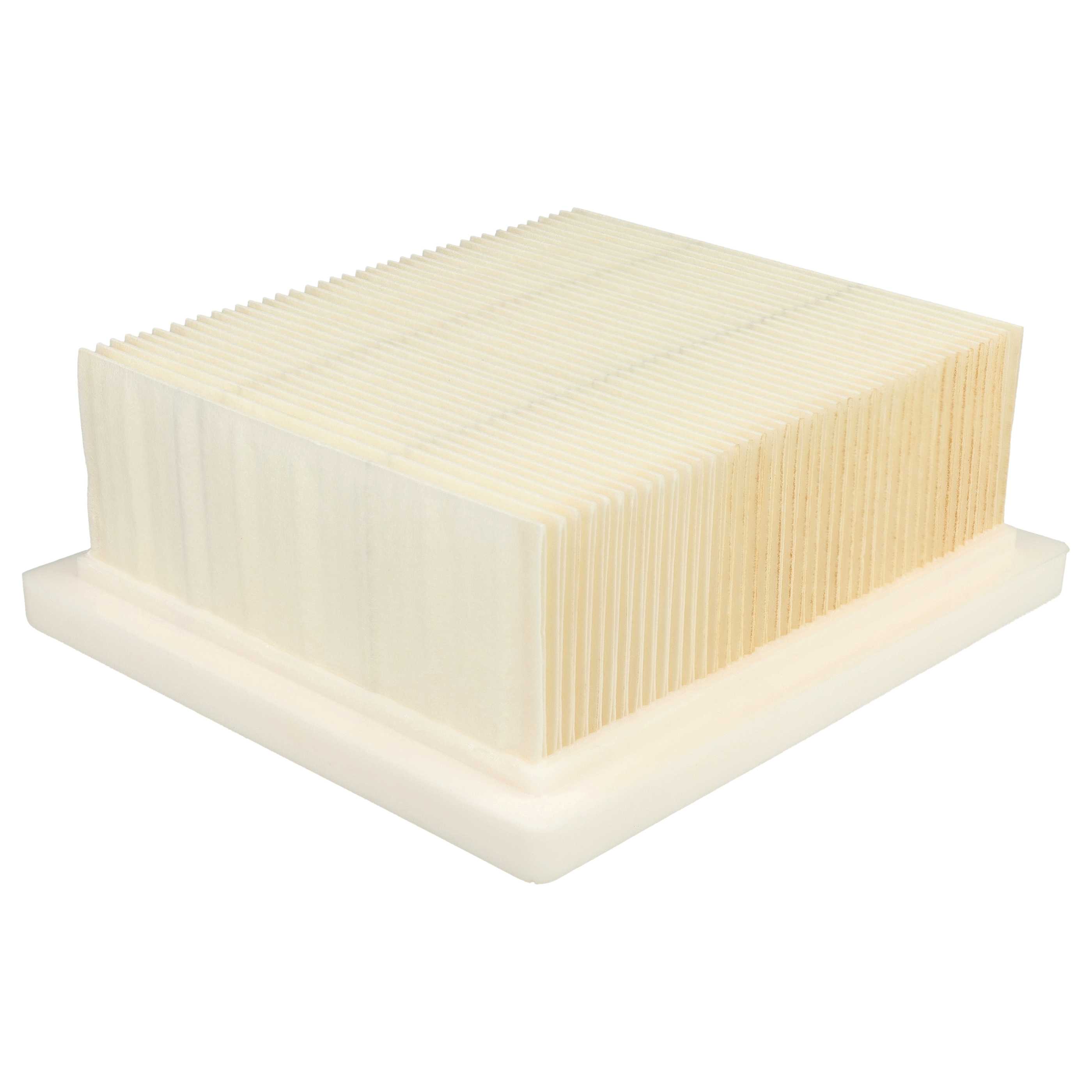 3x flat pleated filter replaces Hilti VC 5, VC 75-1, 2192229 for Würth Vacuum Cleaner