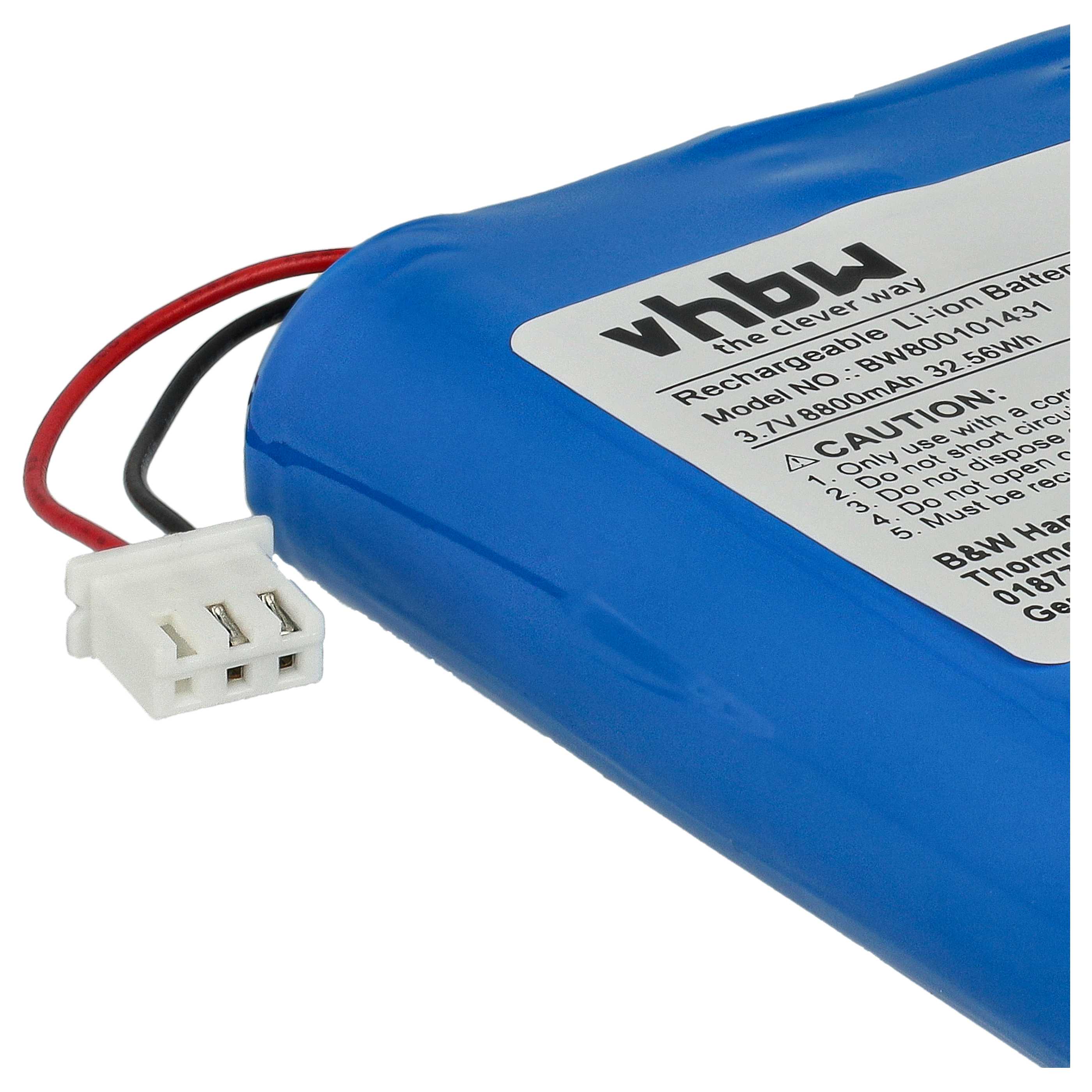 DAB Radio Battery replaces Pure E1 - 8800 mAh 3.7 V Li-Ion