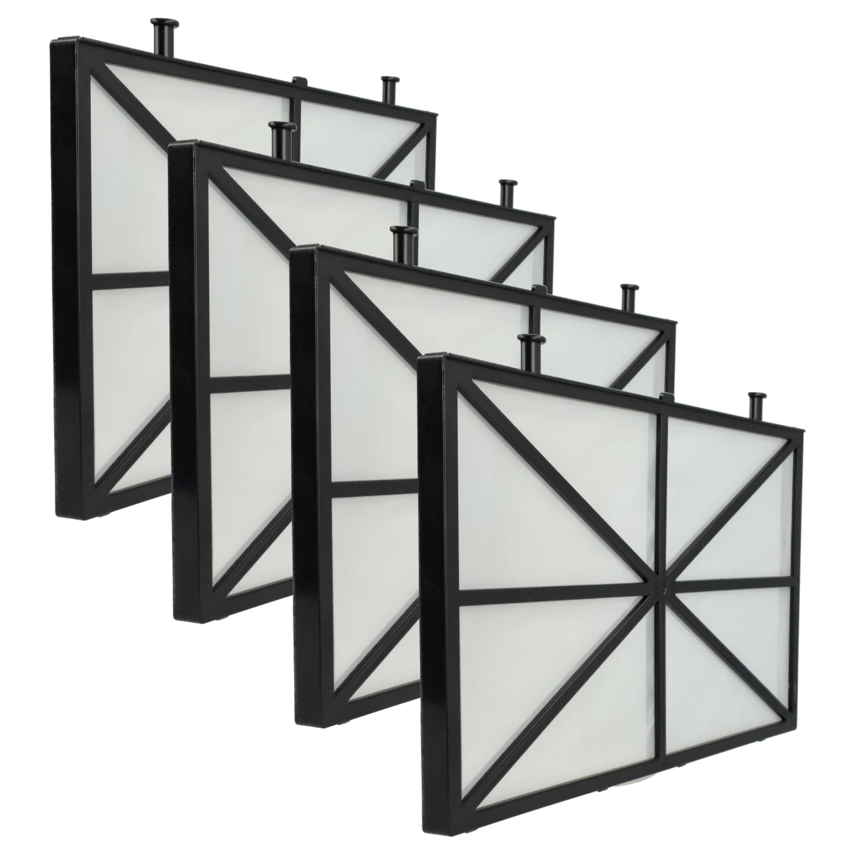 4x Filtre remplace Dolphin 9991433 R4 pour aspirateur de piscine -Microfiltre 26,5 x 17,5 x 5,4 cm