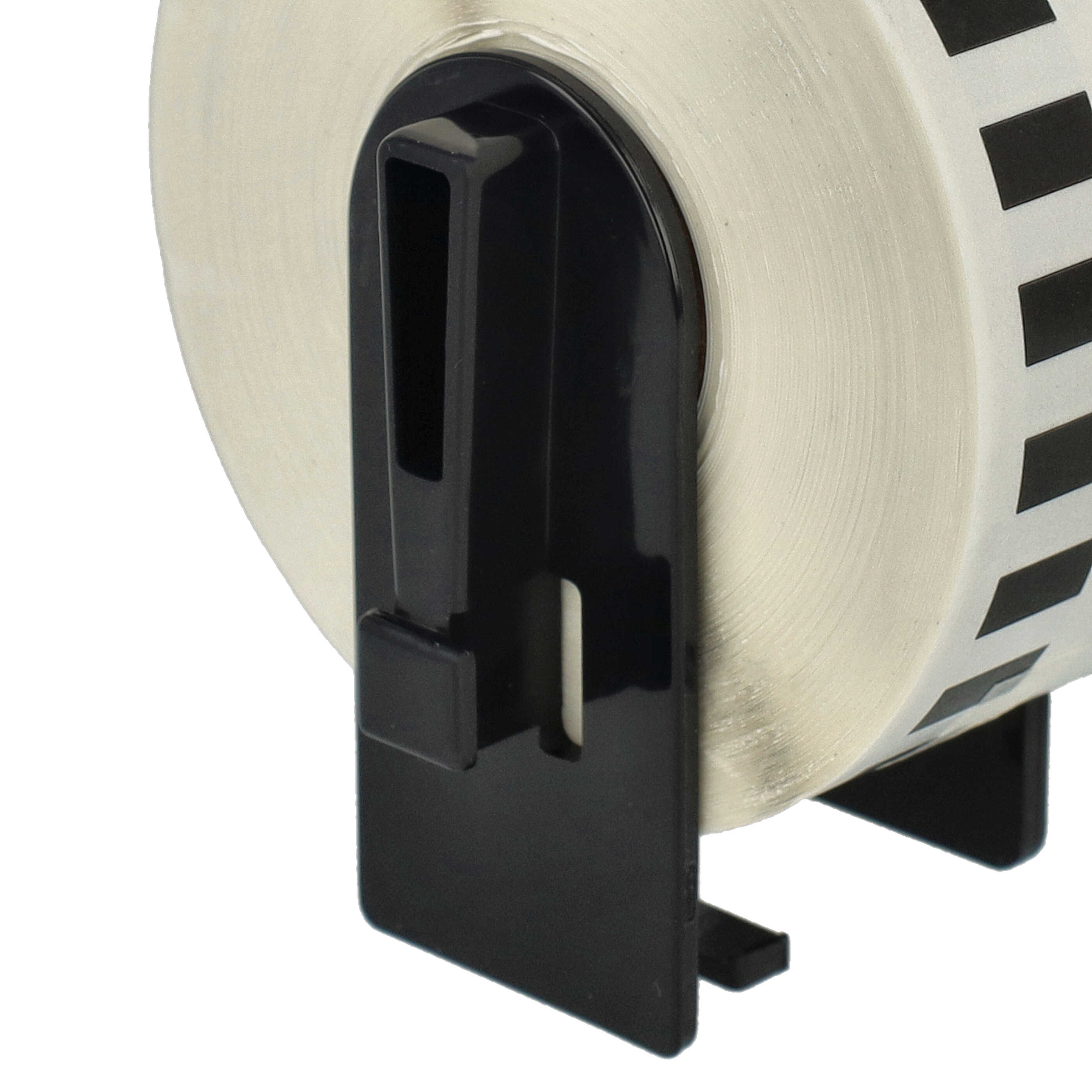 2x Label Roll replaces Brother DK-22210 Labeller - 29 mm x 30.48 m + Holder