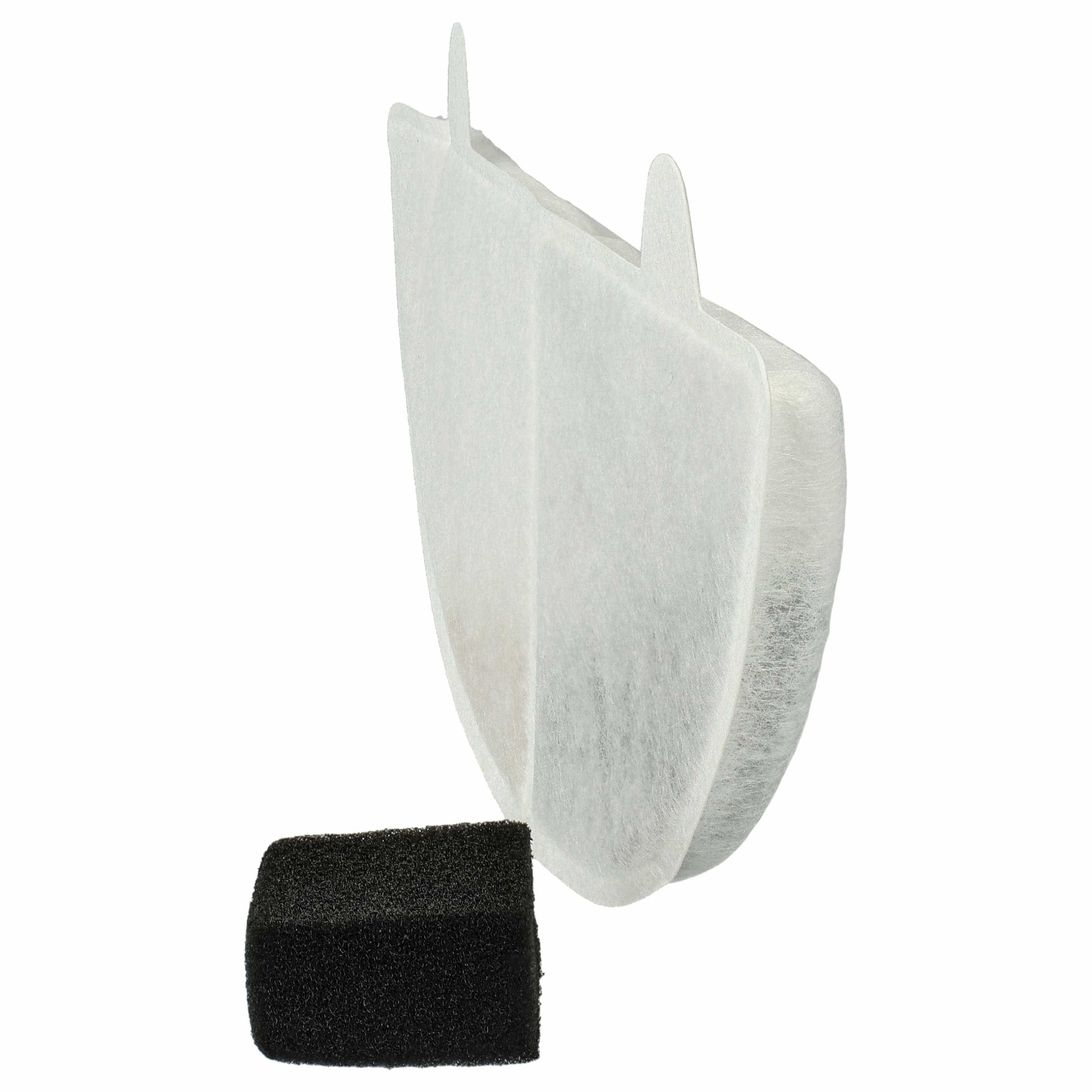 10x Filtro para bebederos HomeRunPet CF2, WF20 - Filtro de agua + filtro de bomba