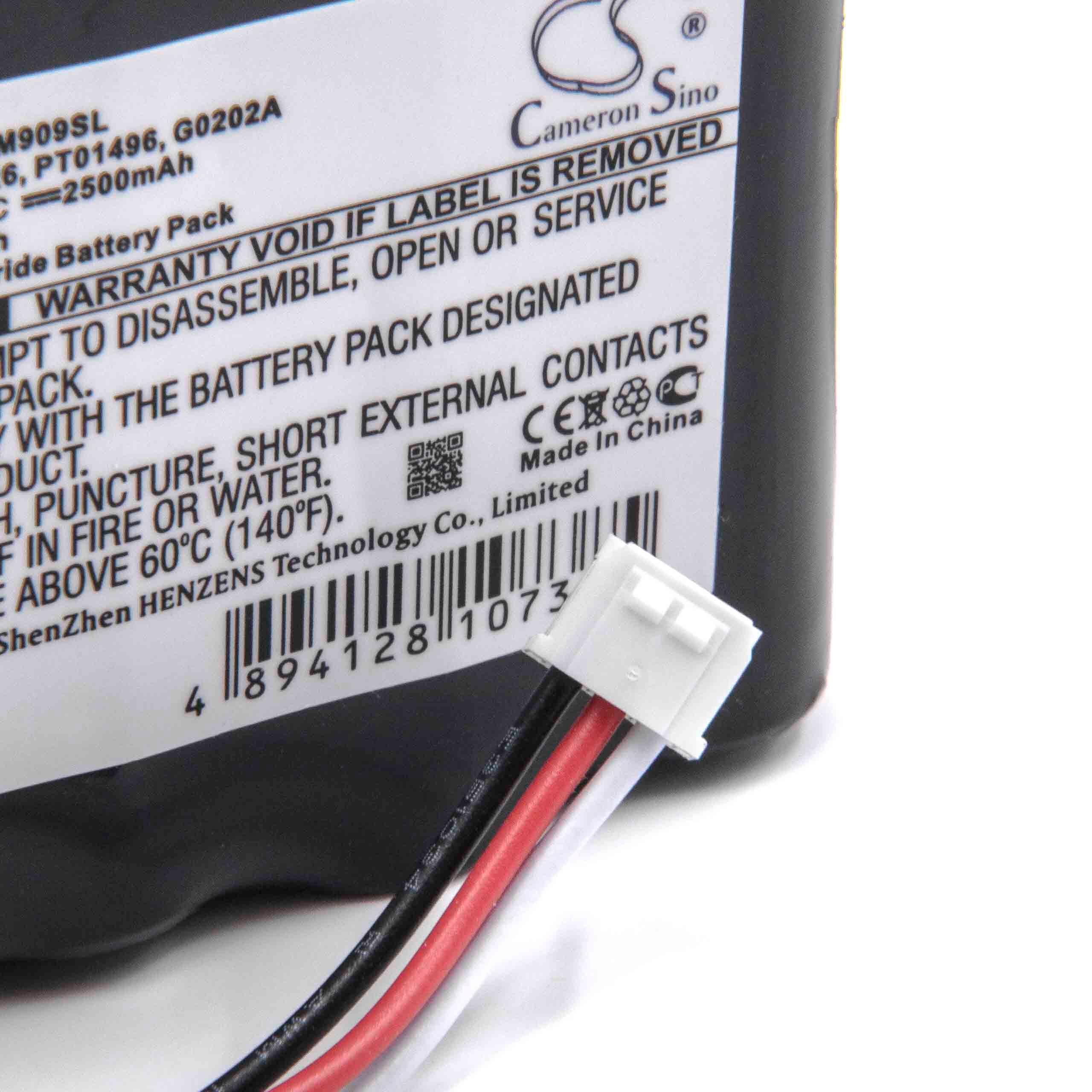 Batterie remplace Anritsu G0202A, PT01426, PT01496 pour outil de mesure - 2500mAh 4,8V NiMH