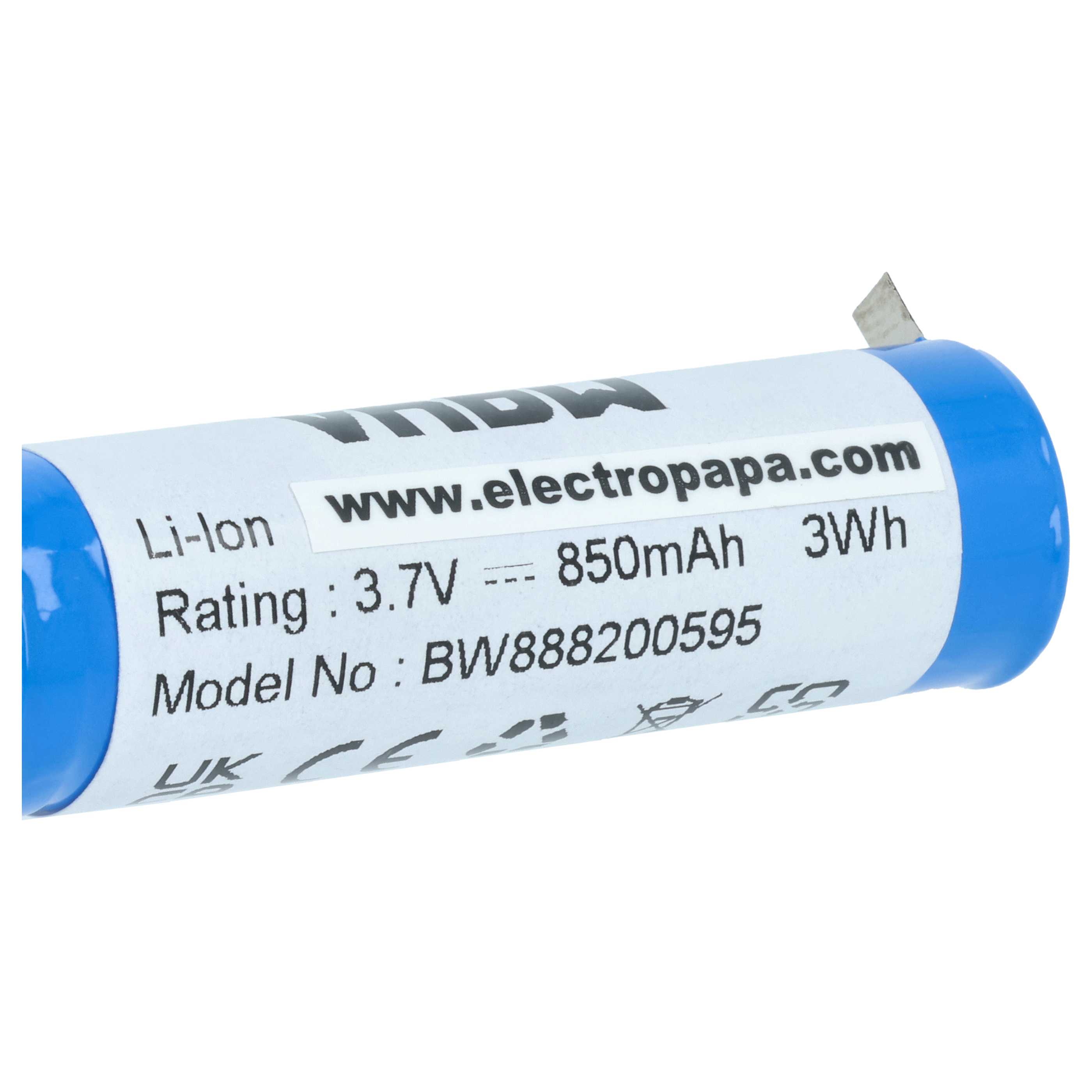 Akumulator do maszynki do strzyżenia zamiennik Philips SE US14500GR, K V112MSF17Z - 800 mAh 3,7 V Li-Ion