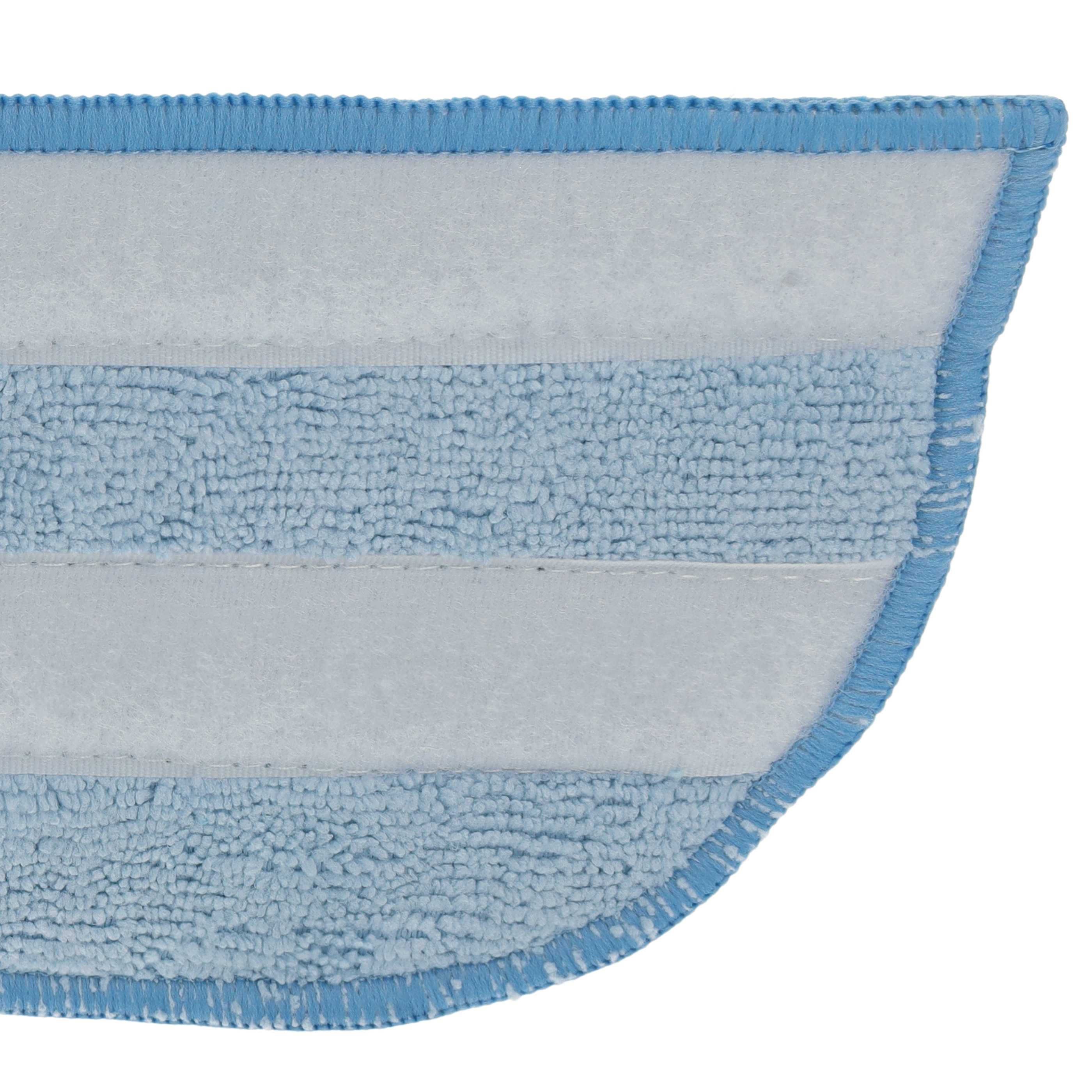 2x Mop Pad replaces Philips CP1055/01, 432200493831 for Philips Steam Cleaner - Microfibre, Velcro Fastener