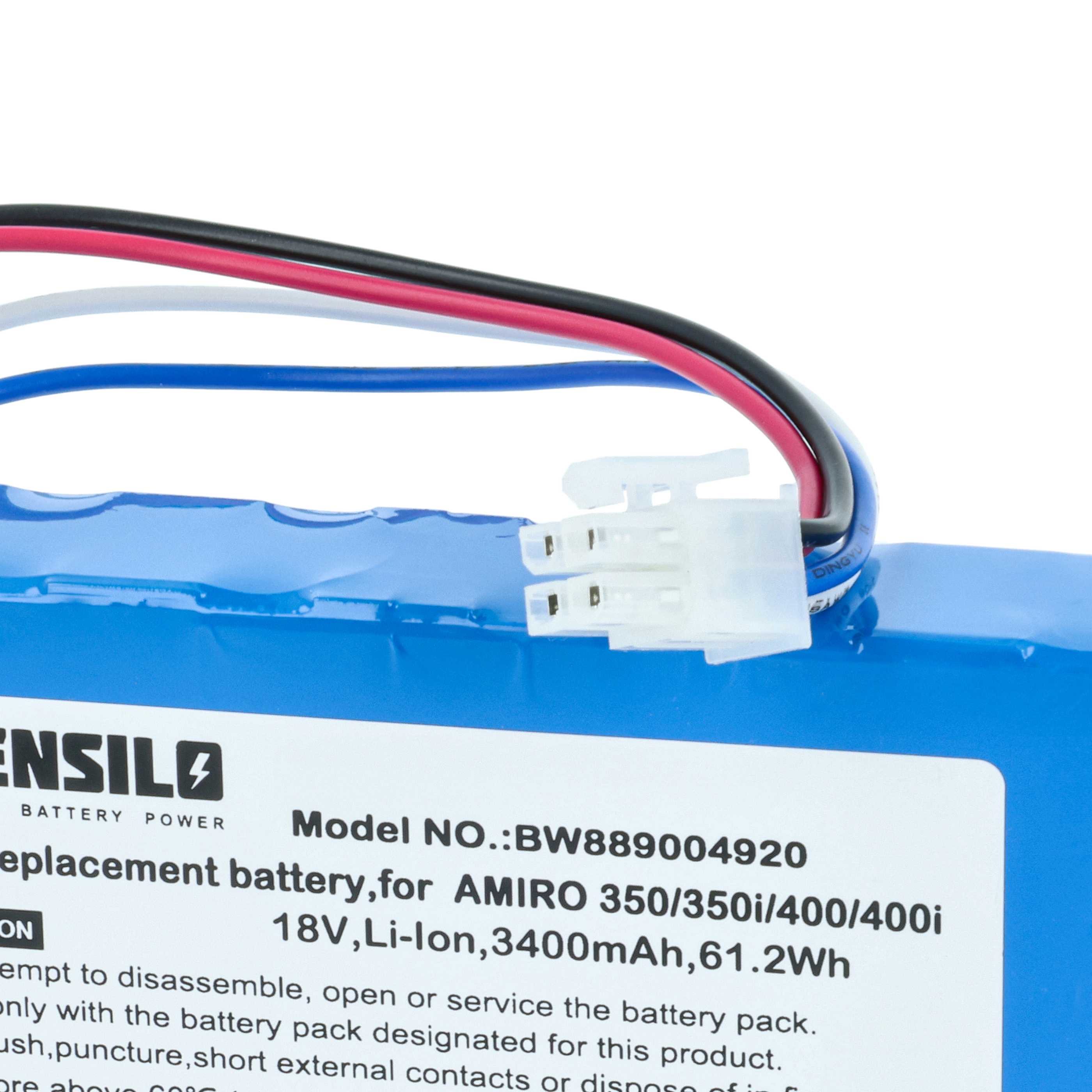 Akku 18V als Ersatz für Yard Force 1920726 - 3400mAh Li-Ion