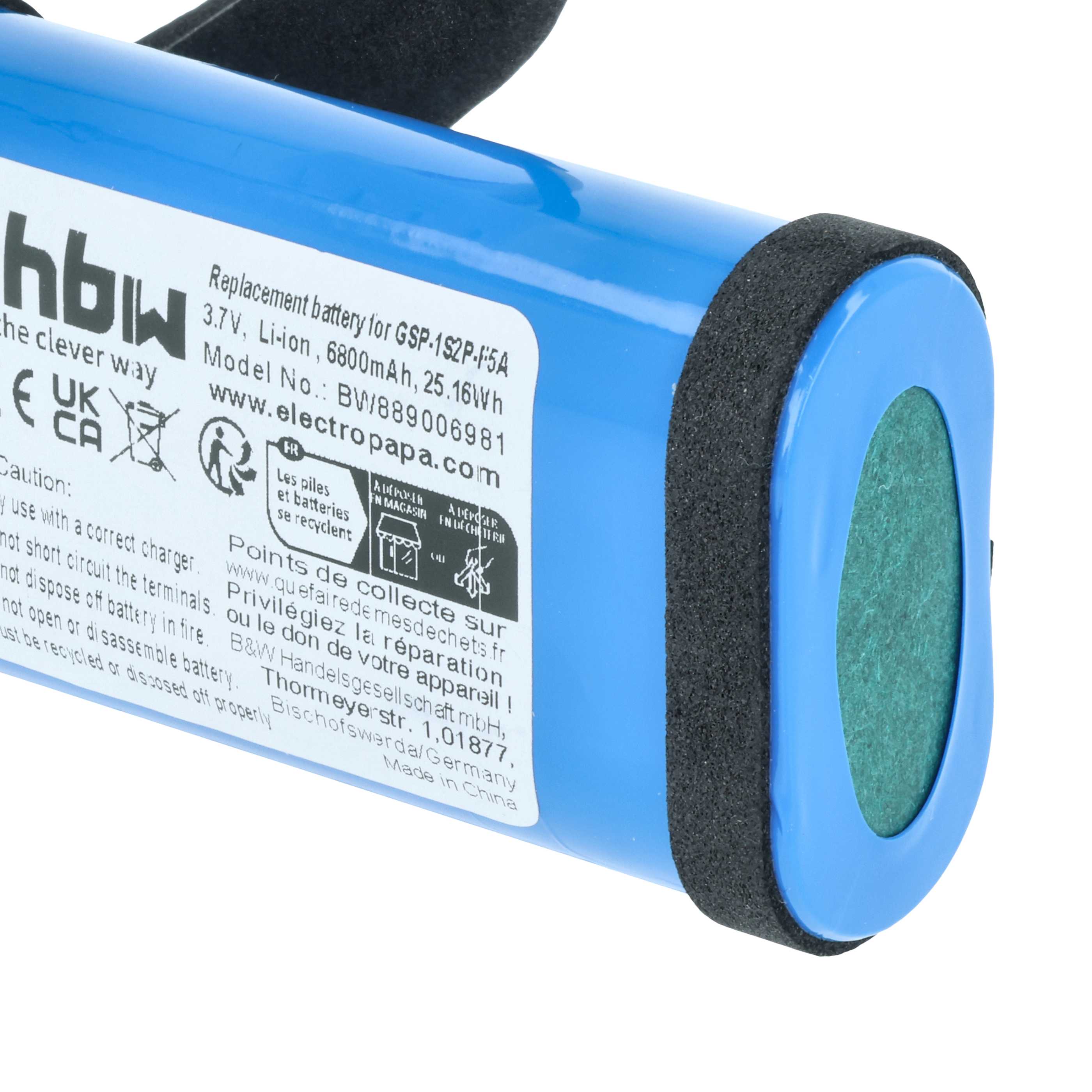 Akku für JBL PARTYBOX ENCORE ESSENTIAL Speaker ersetzt GSP-1S2P-F5A - 6800 mAh