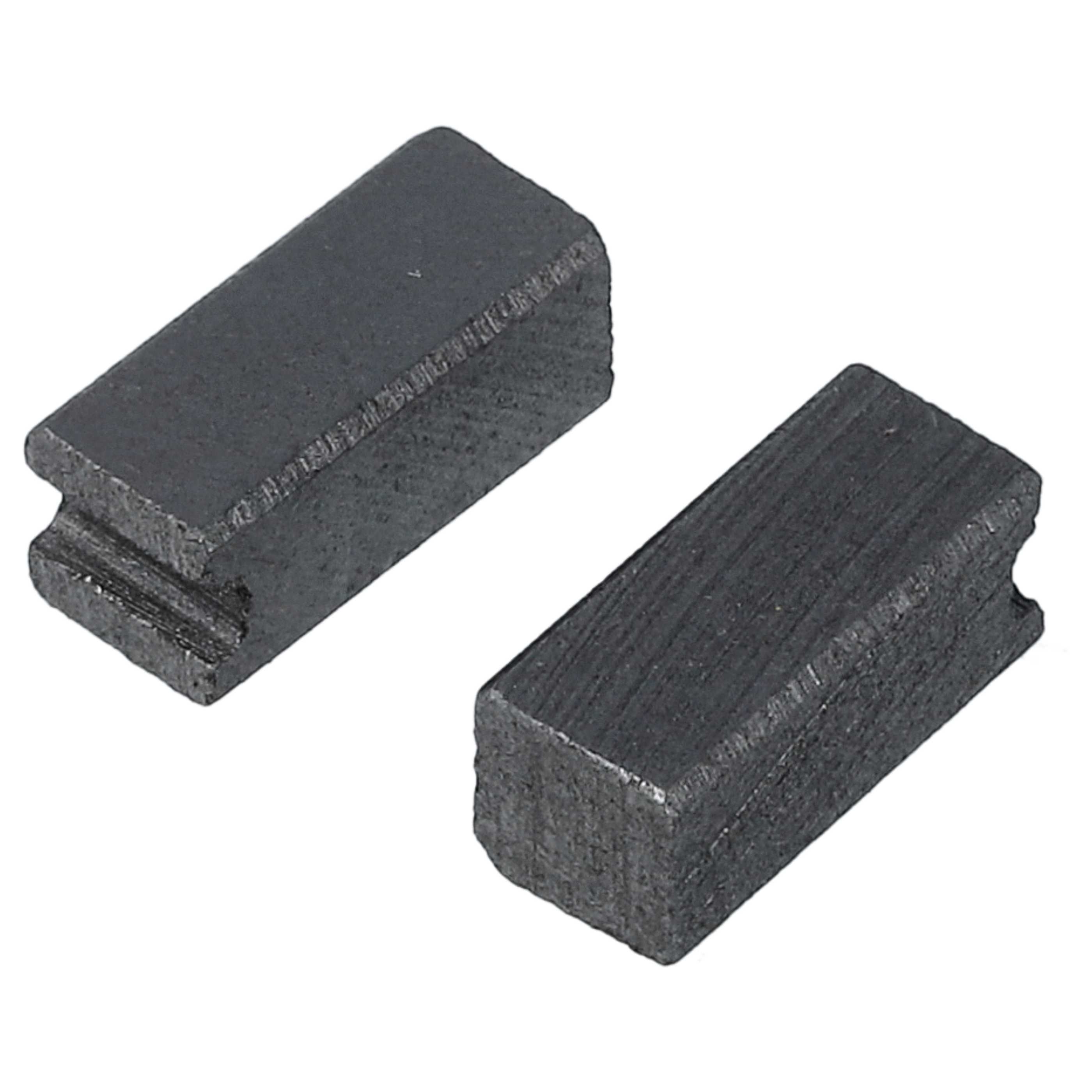 2x Kohlebürste als Ersatz für Stiga 1126-1298-01, 7313323125613 für Elektrowerkzeug - 5 x 5 x 10mm